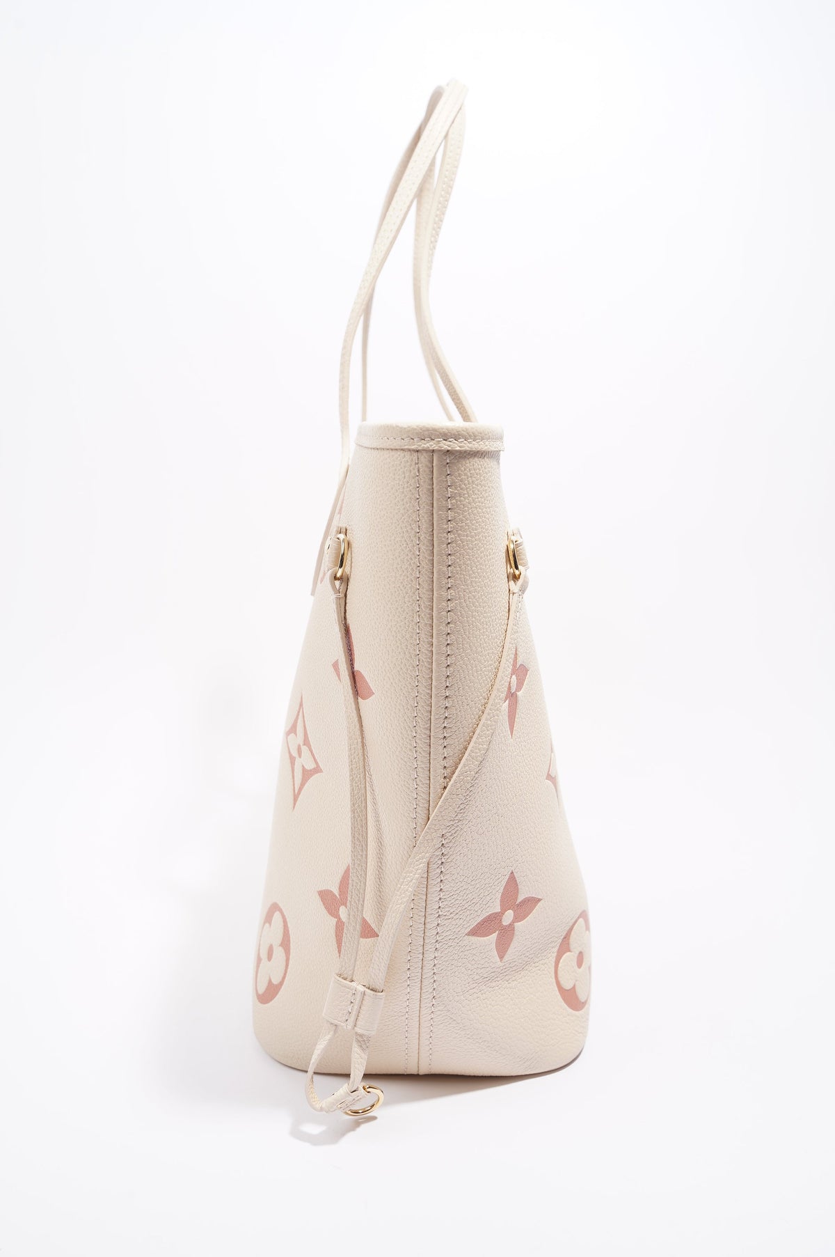 Louis Vuitton Neverfull Cream / Rose Empreinte Leather MM