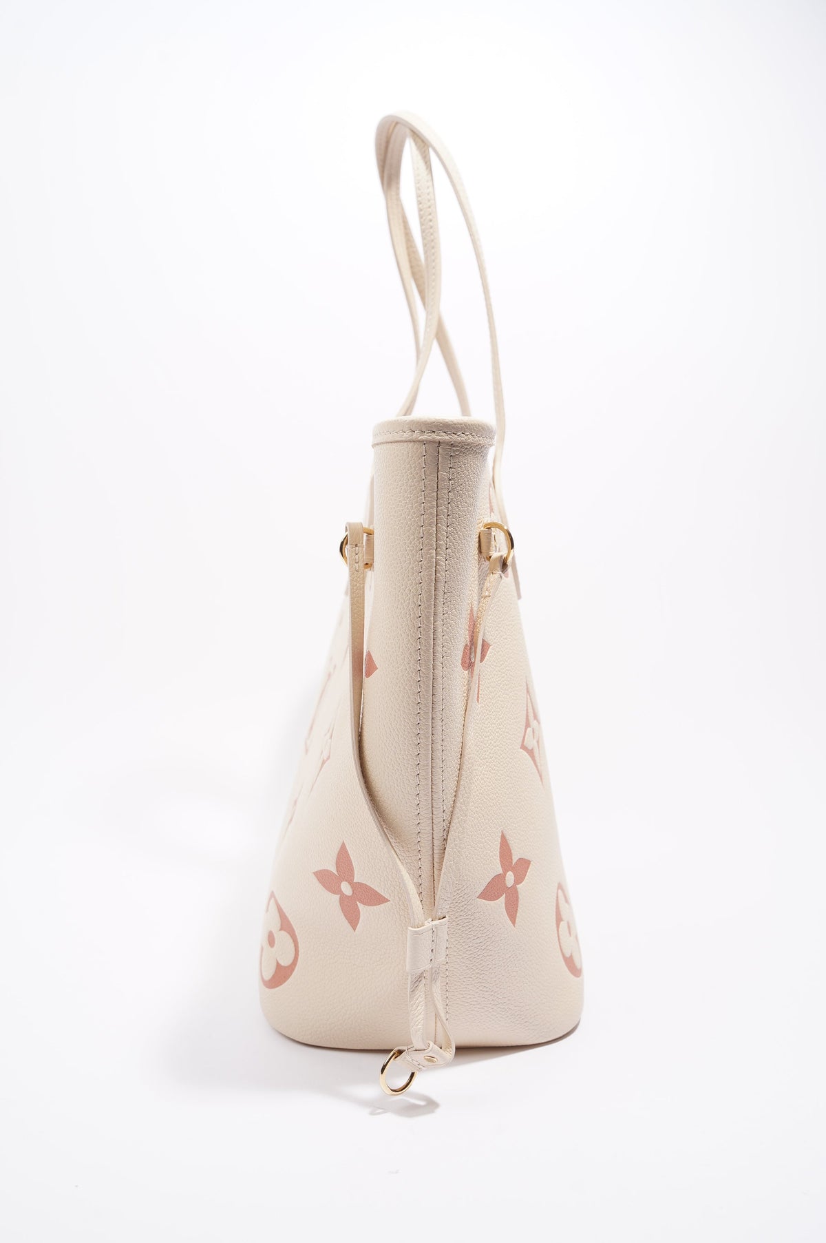 Louis Vuitton Neverfull Cream / Rose Empreinte Leather MM