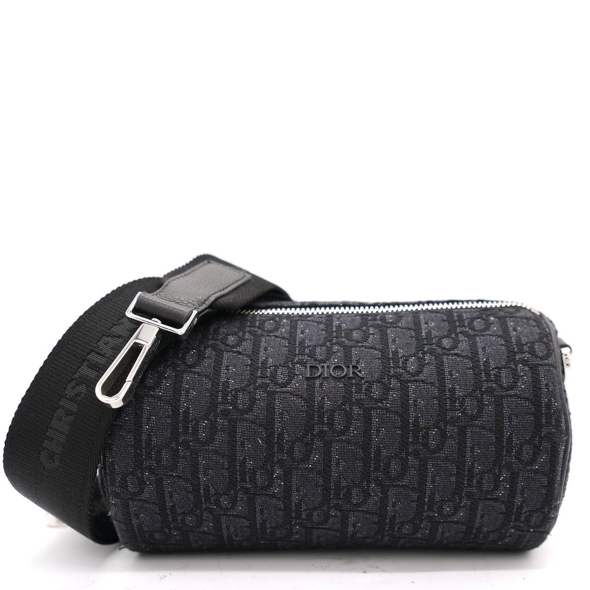 Dior HOMME Oblique Canvas Men Roller Messenger Black/Grey