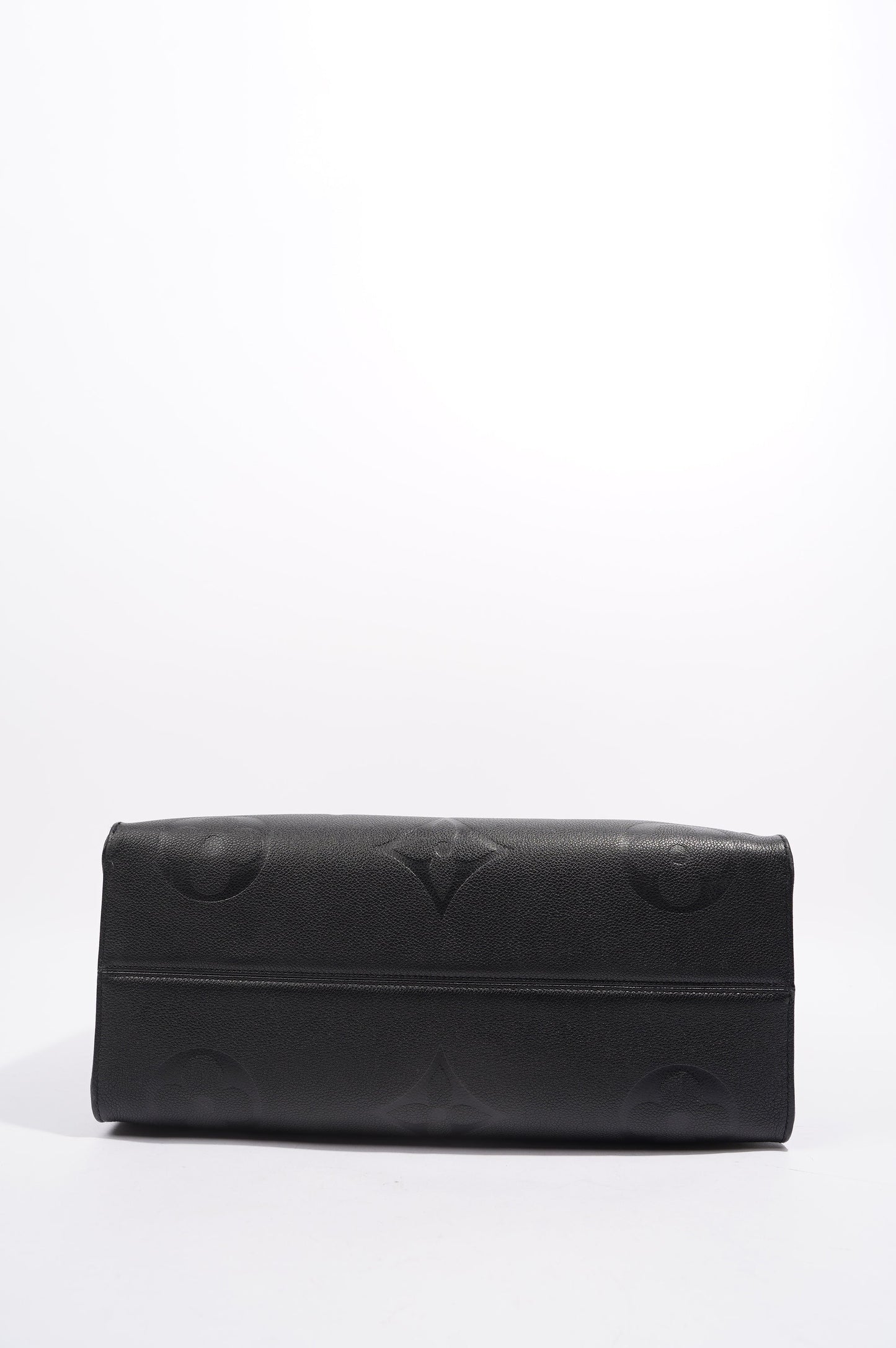 Louis Vuitton Womens OnTheGo Tote Black Leather GM