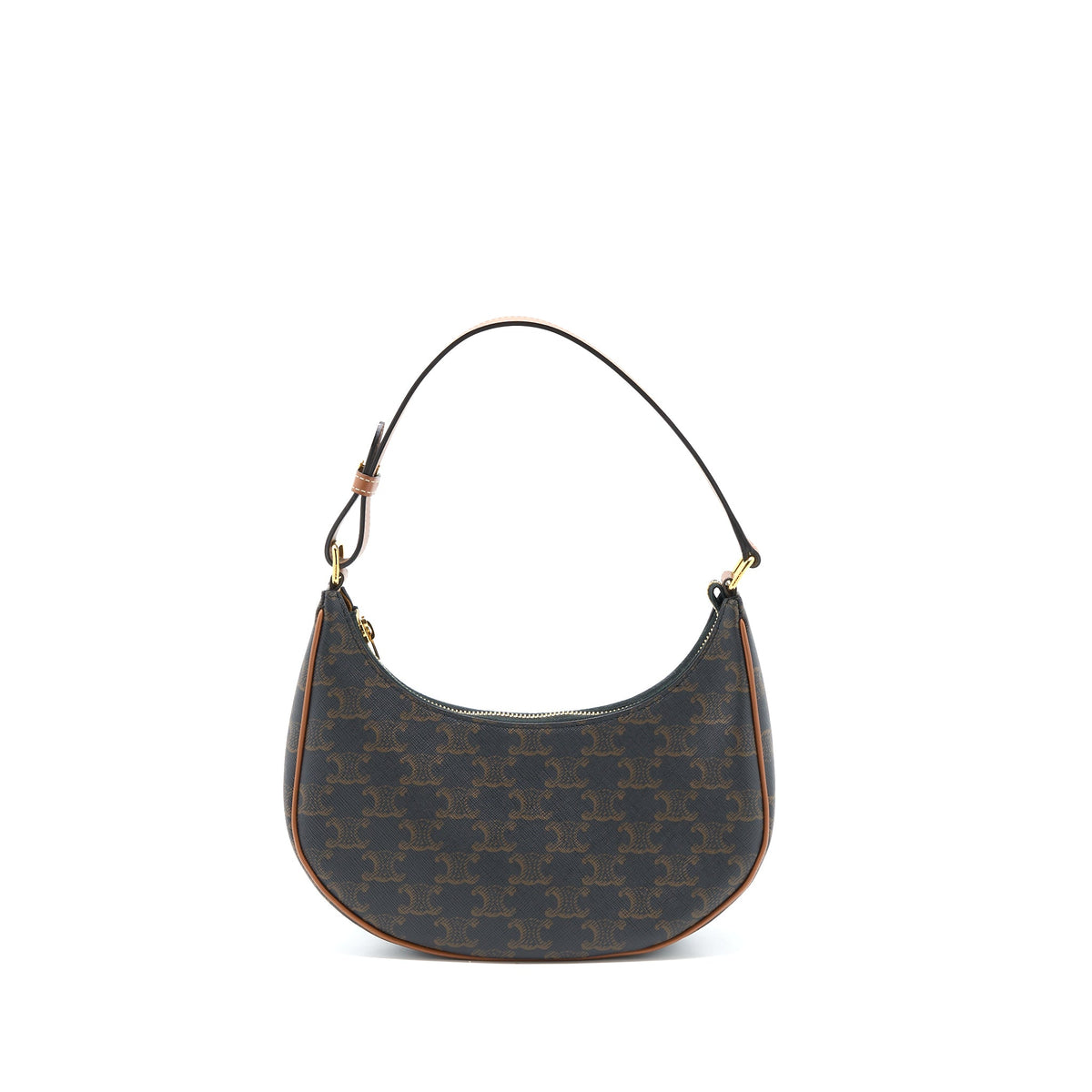 Celine Ava Bag in Triomphe Canvas/Calfskin Tan GHW