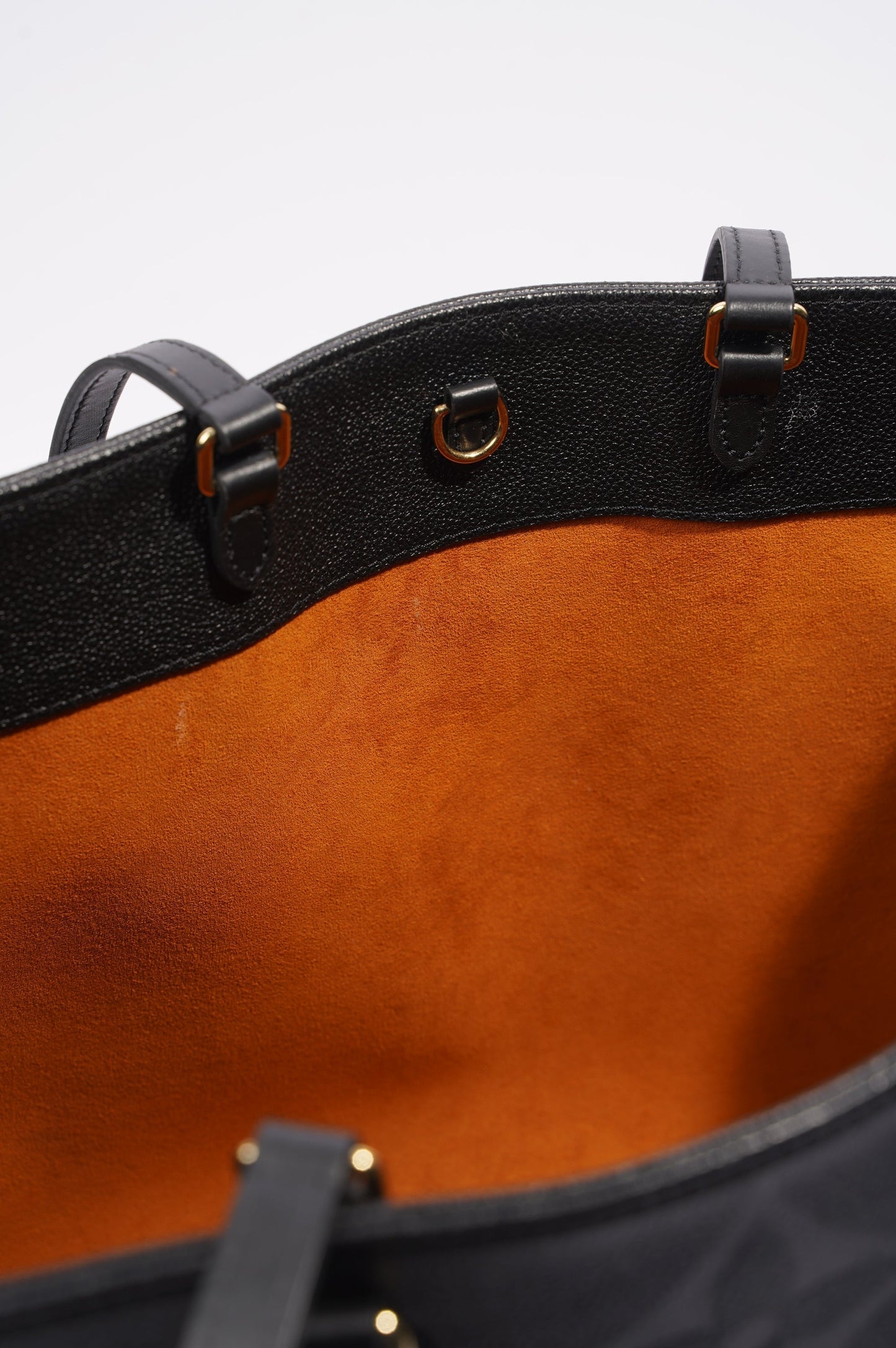 Louis Vuitton Womens OnTheGo Tote Black Leather GM