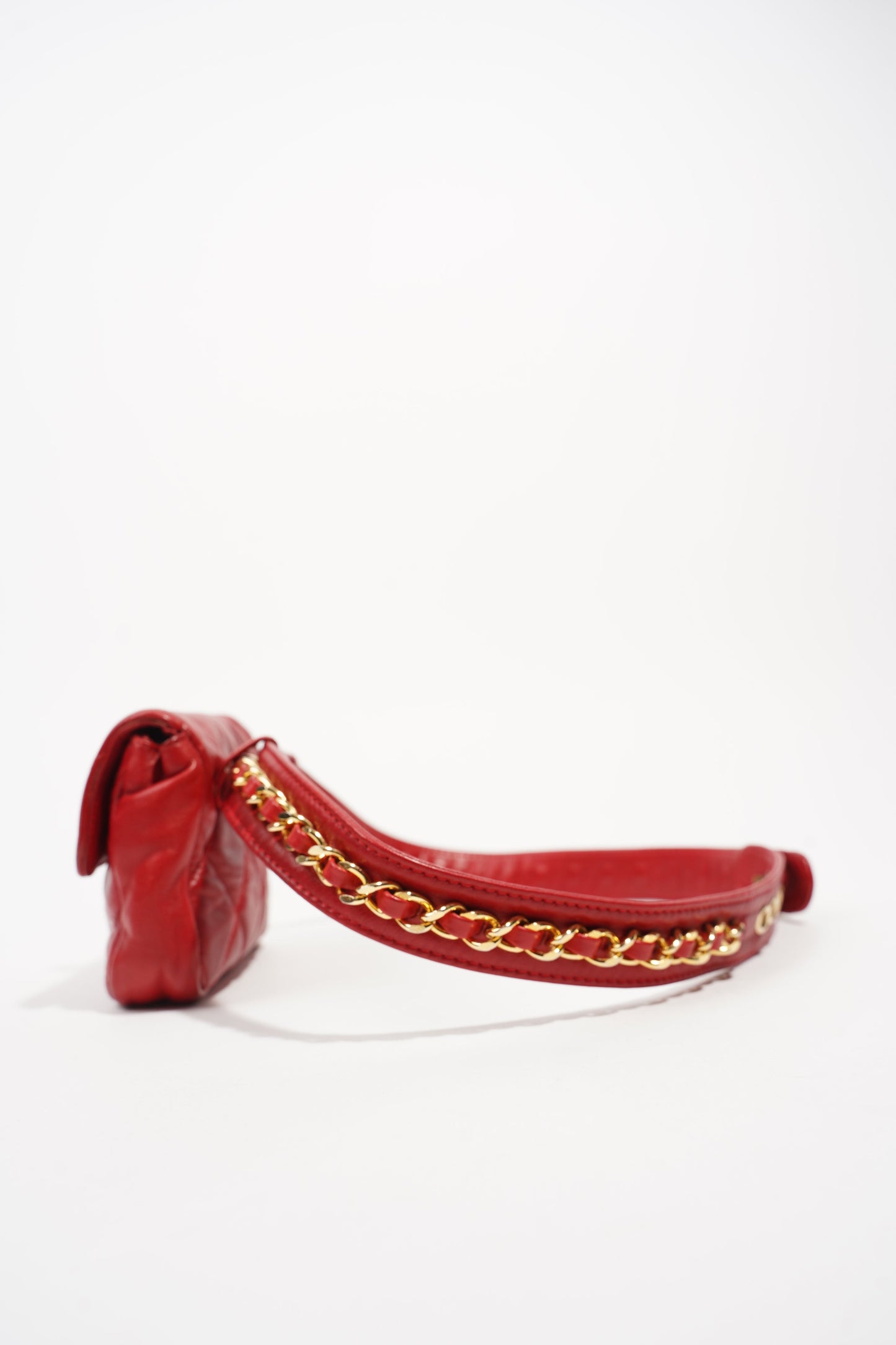 Chanel Womens Vintage CC Belt Bag Mini