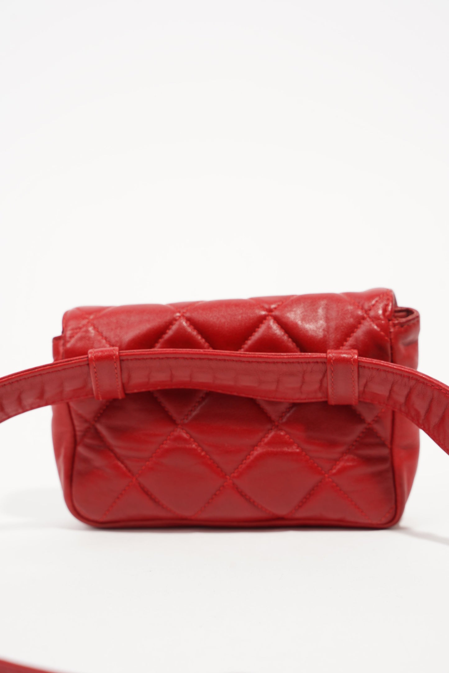 Chanel Womens Vintage CC Belt Bag Mini