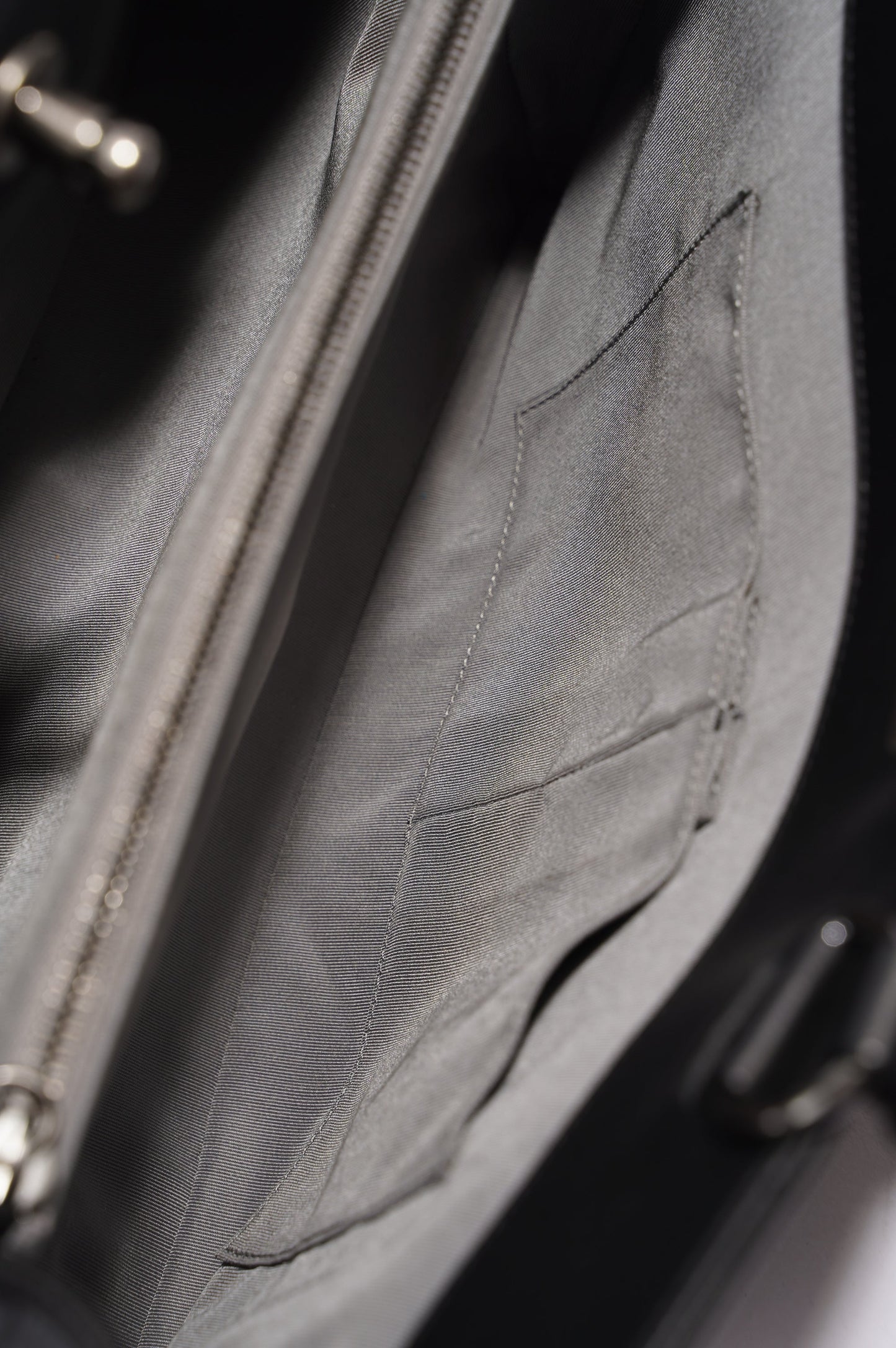 Chanel Womens Lambskin Leather Boy Shopping Tote Black