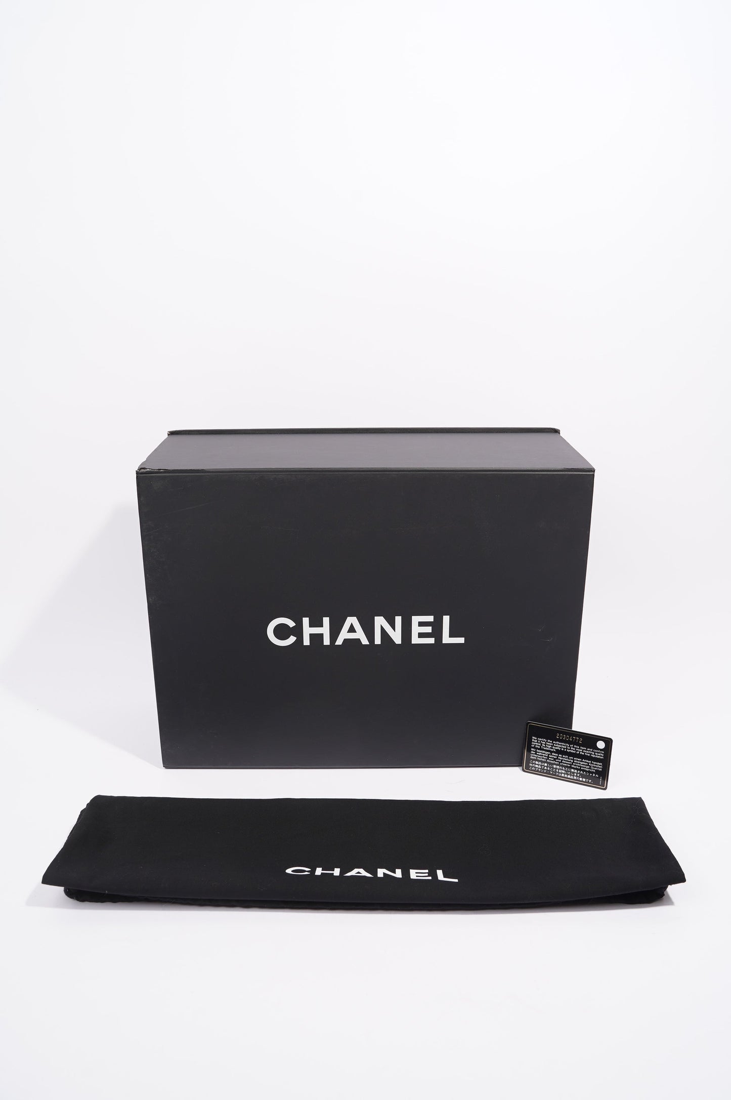 Chanel Womens Lambskin Leather Boy Shopping Tote Black