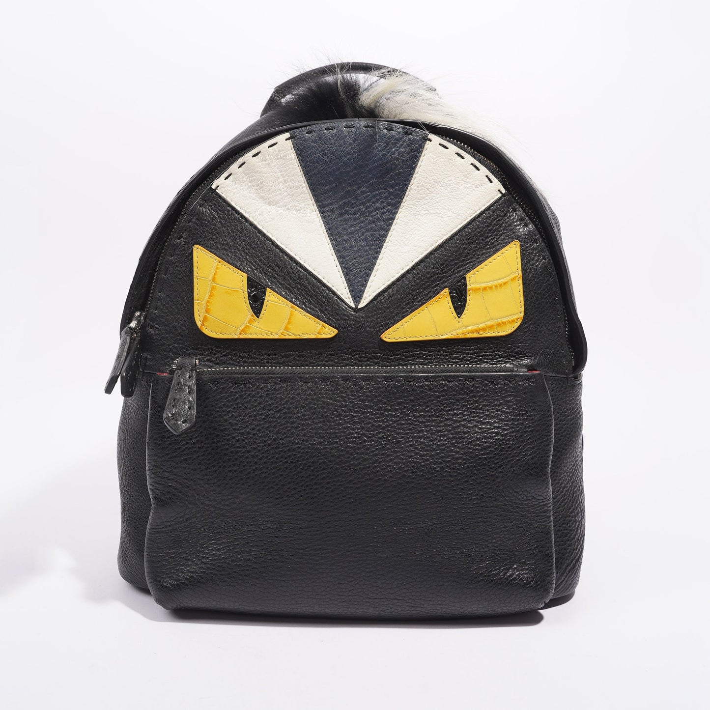 Fendi Womens Monster Backpack Black
