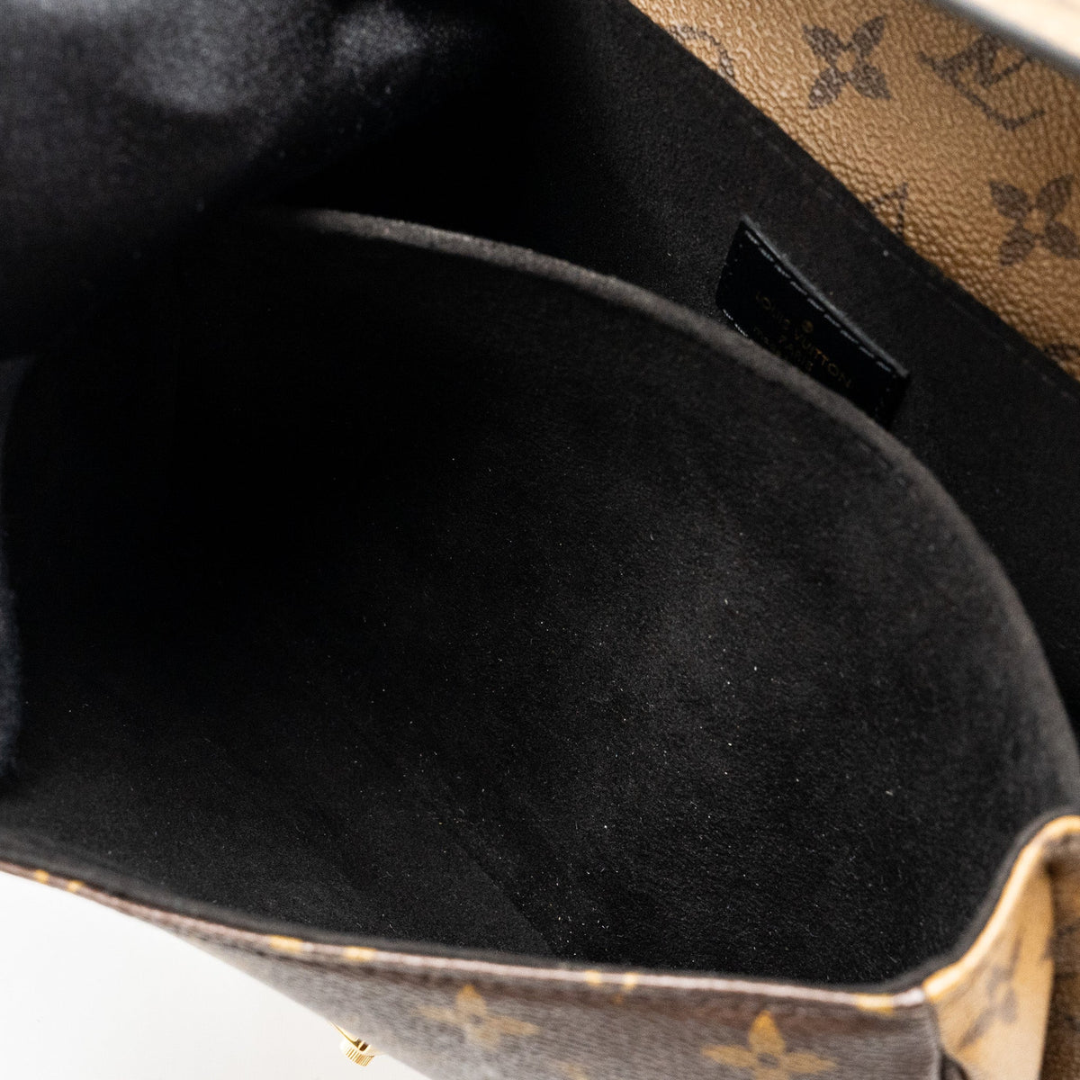 Louis Vuitton Pochette Métis Monogram Reverse Canvas GHW