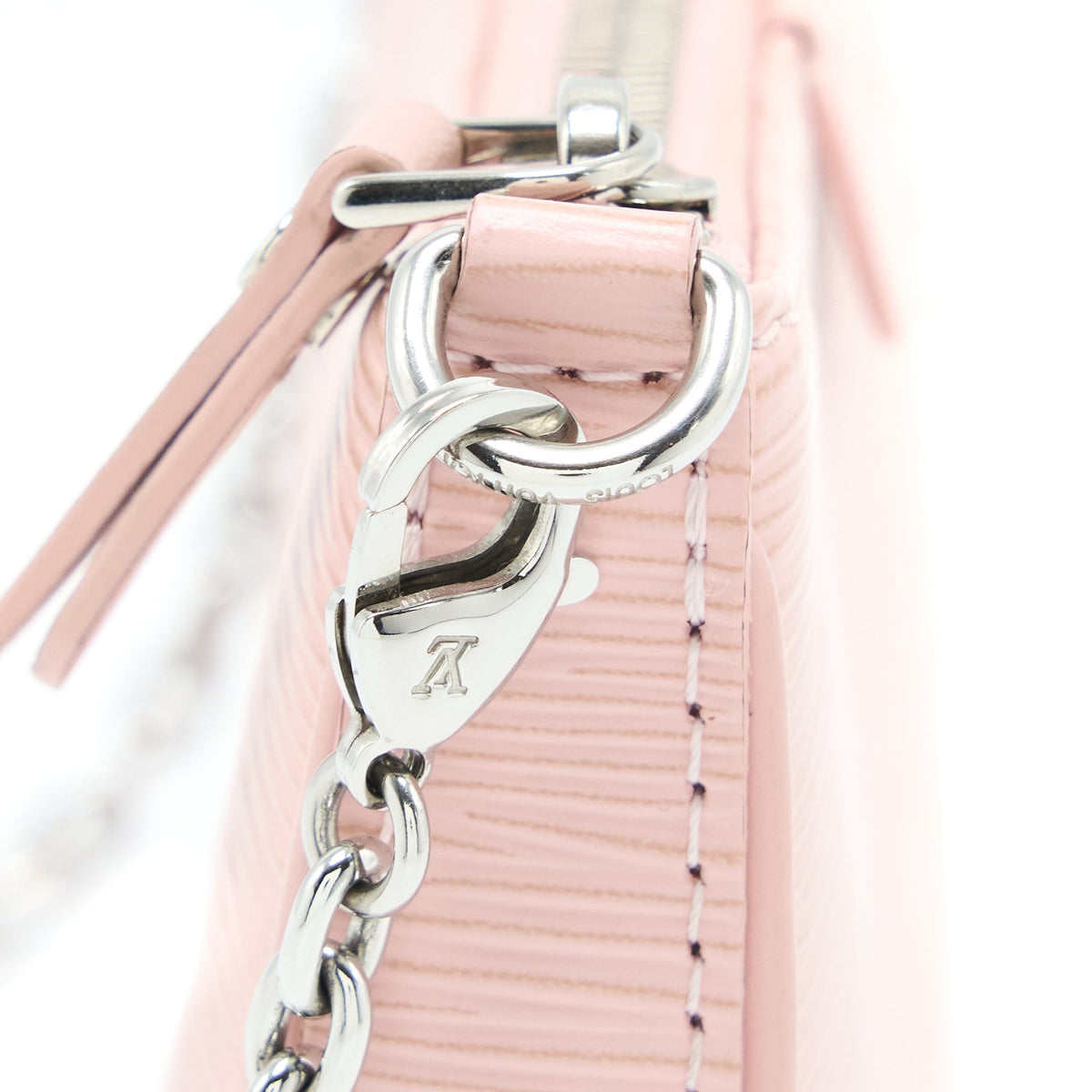 Louis Vuitton Pochette Bag EPI Pink SHW (New Version)