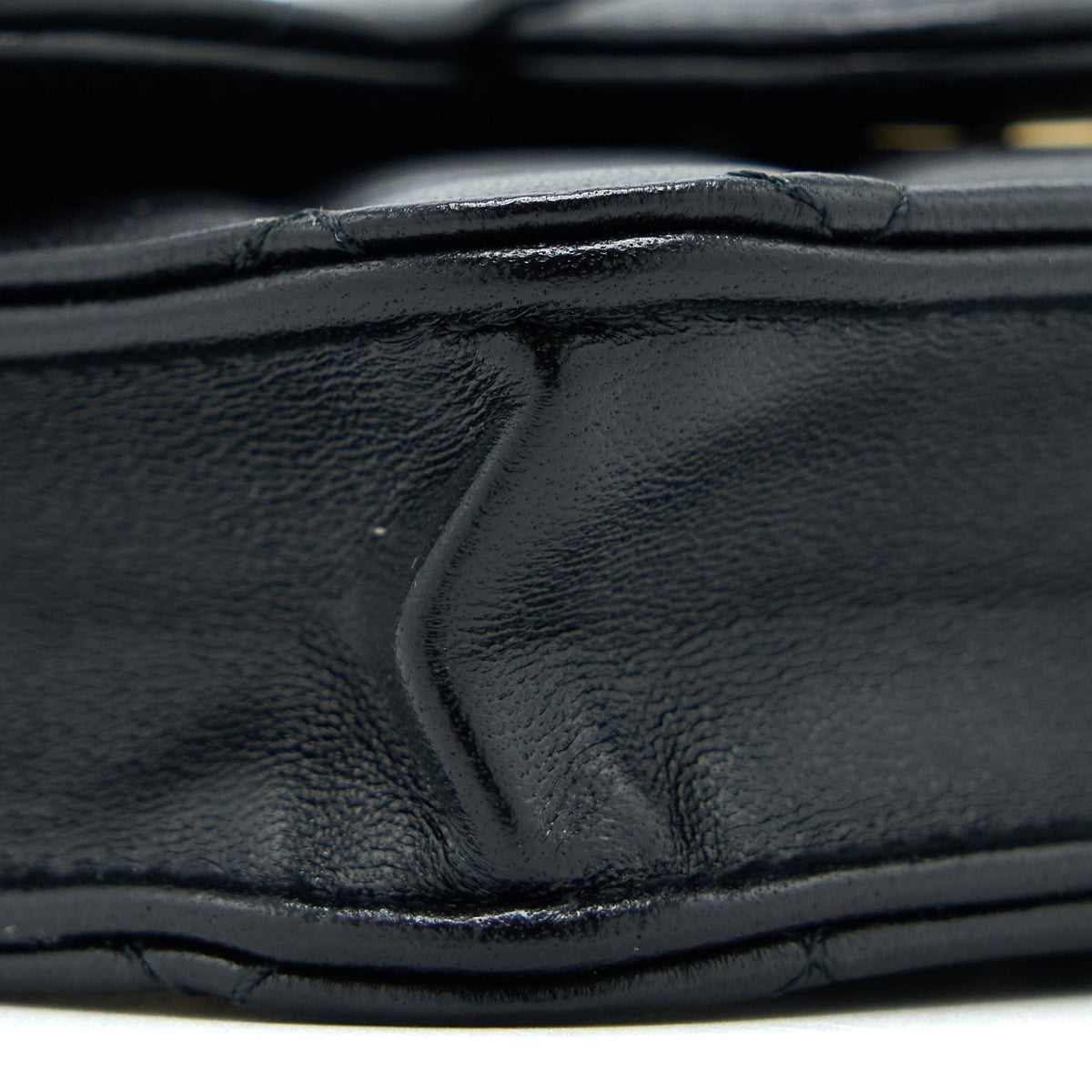 Chanel Mini Top Handle Flap Bag Lambskin Black LGHW