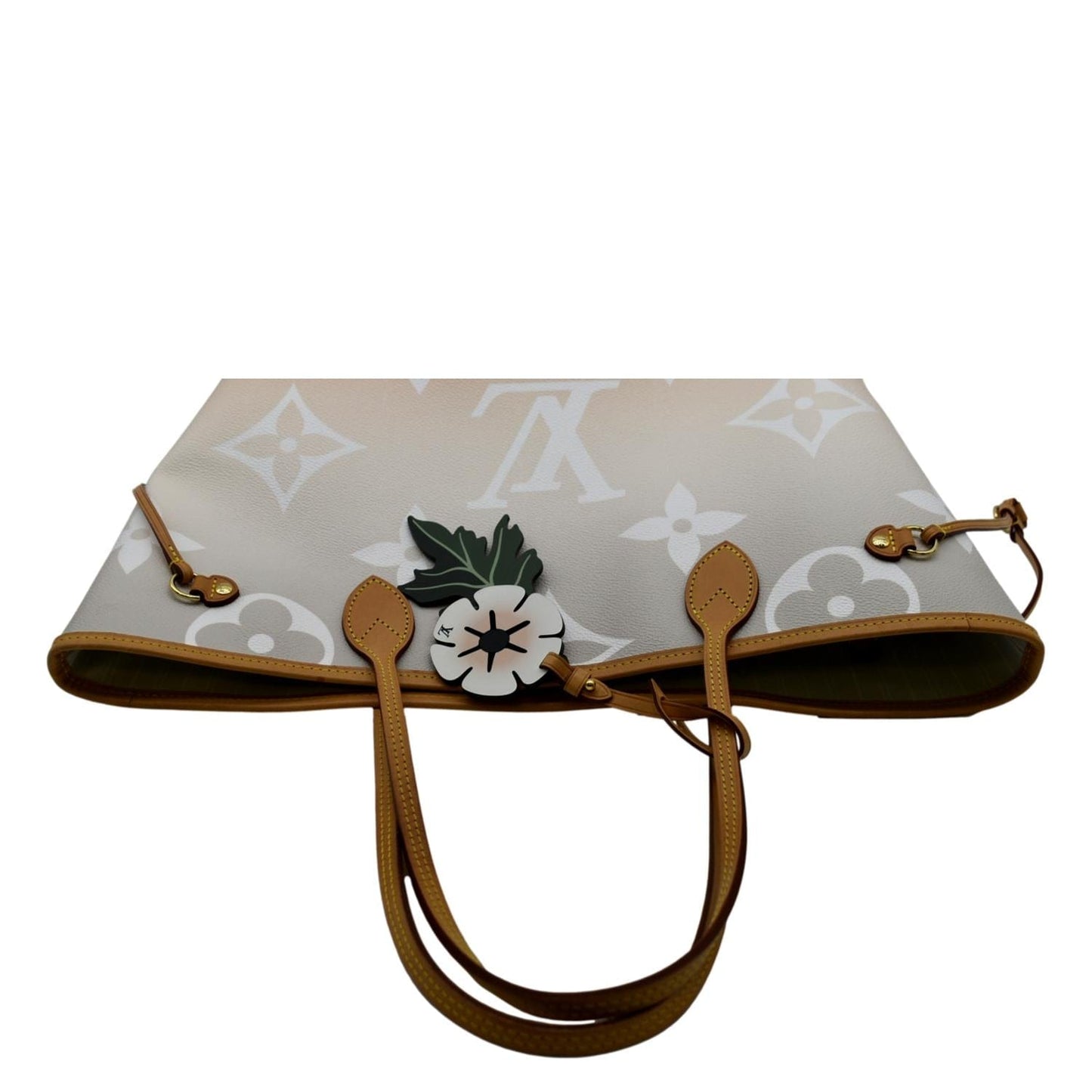 LOUIS VUITTON Neverfull MM By The Pool Monogram Giant Tote Bag Brume