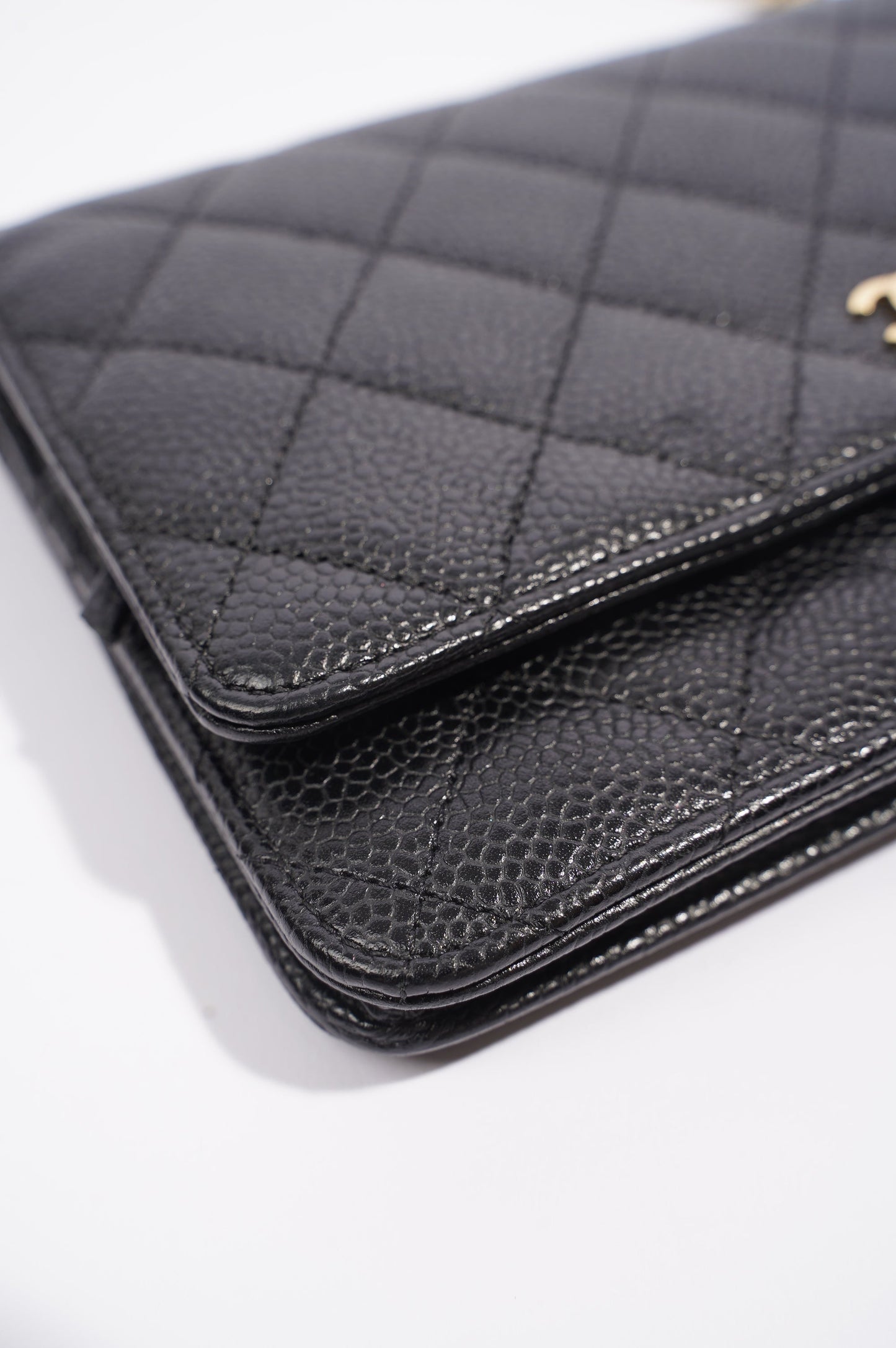 Chanel Womens Wallet On Chain Black Caviar