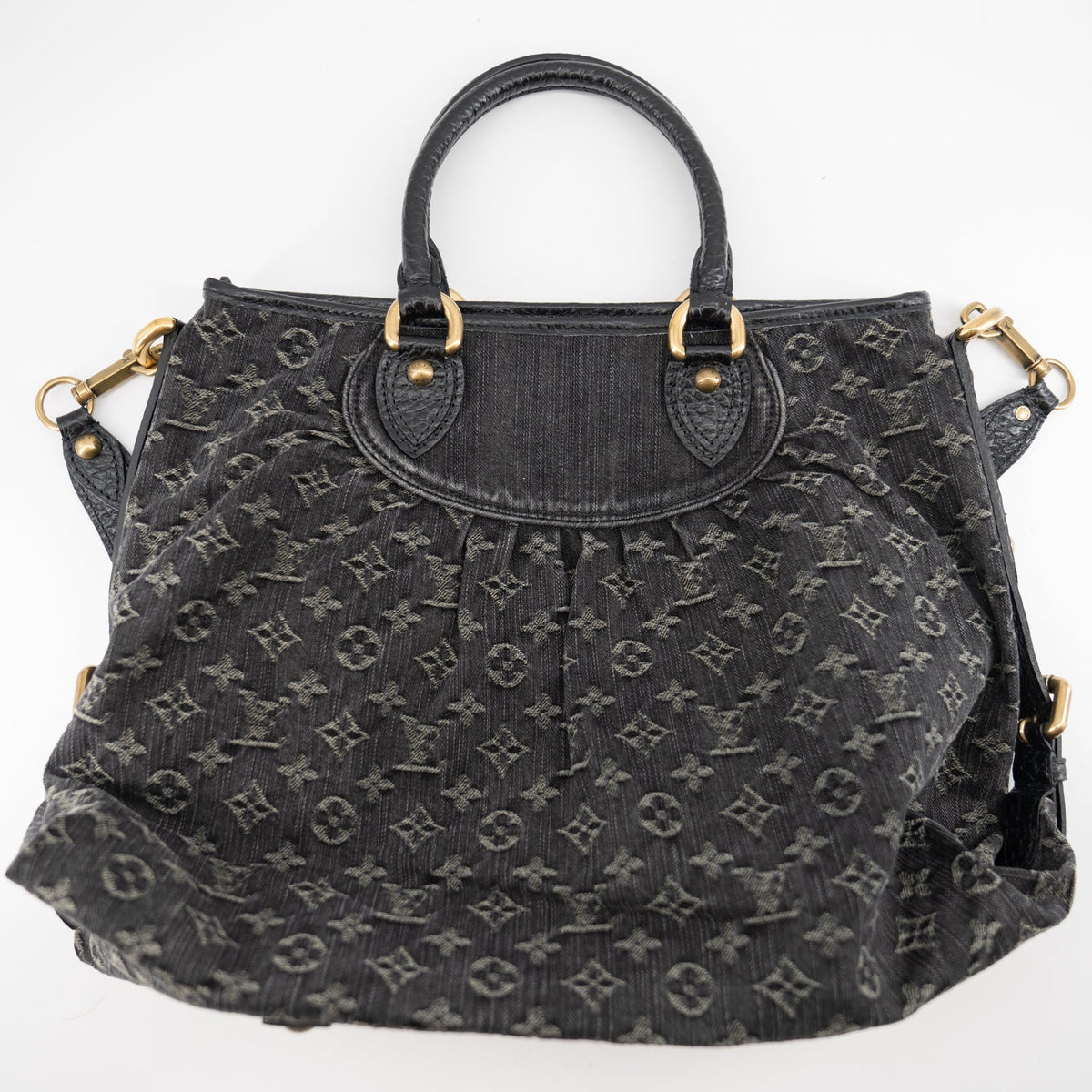 Louis Vuitton Neo Cabby MM Monogram Denim Noir