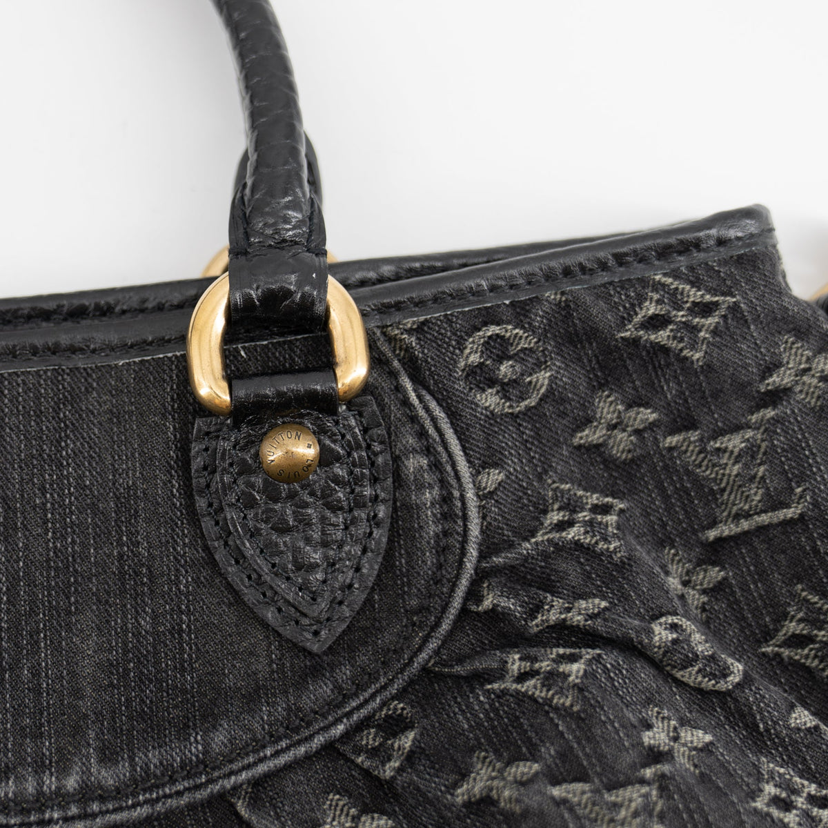 Louis Vuitton Neo Cabby MM Monogram Denim Noir