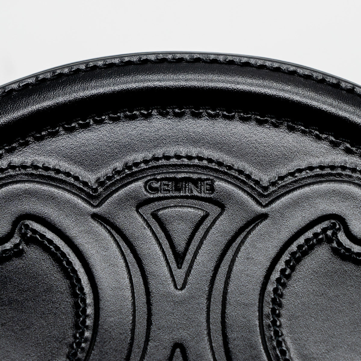 Celine Oval Bag Cuir Triumphed Calfskin Black GHW