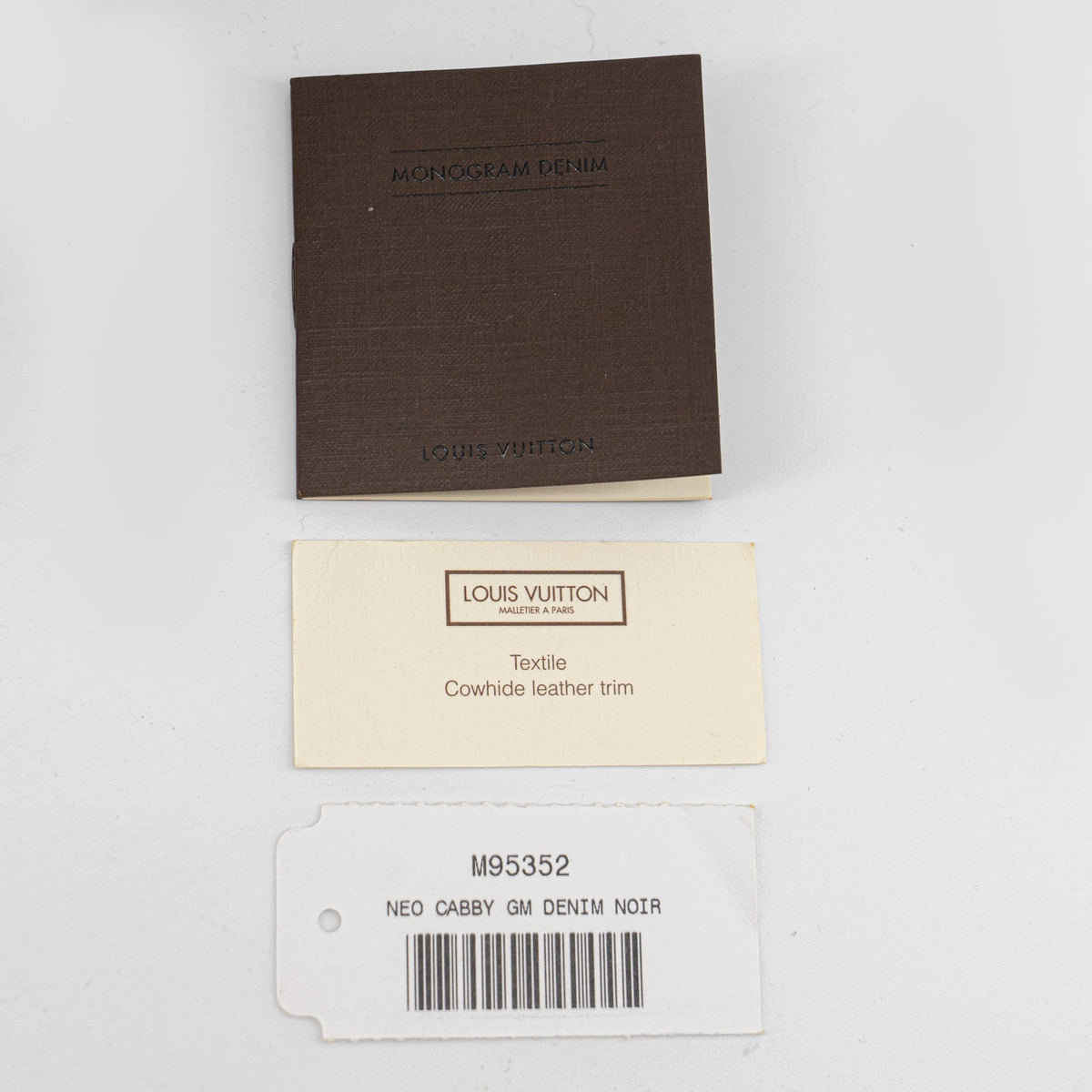 Louis Vuitton Neo Cabby MM Monogram Denim Noir