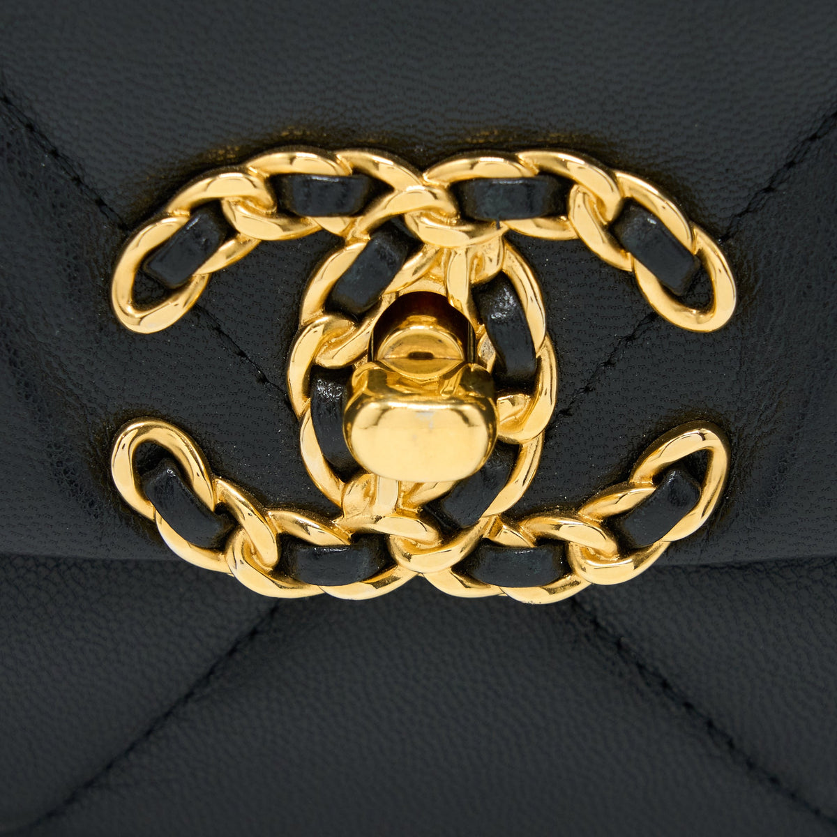 Chanel Small 19 Bag Goatskin Black GHW
