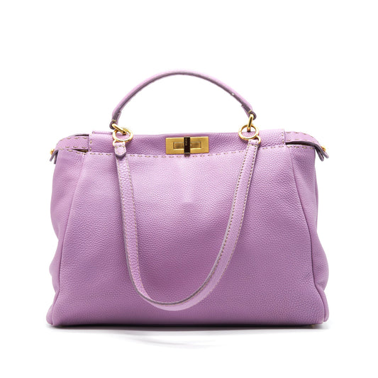 Fendi Extra Large Peekaboo Bag Purple