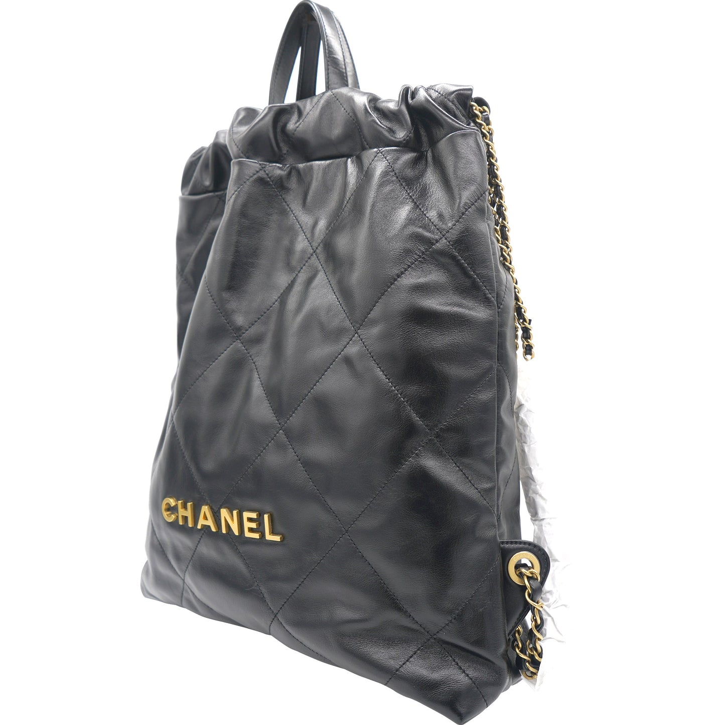 Chanel 22 large backpack Black