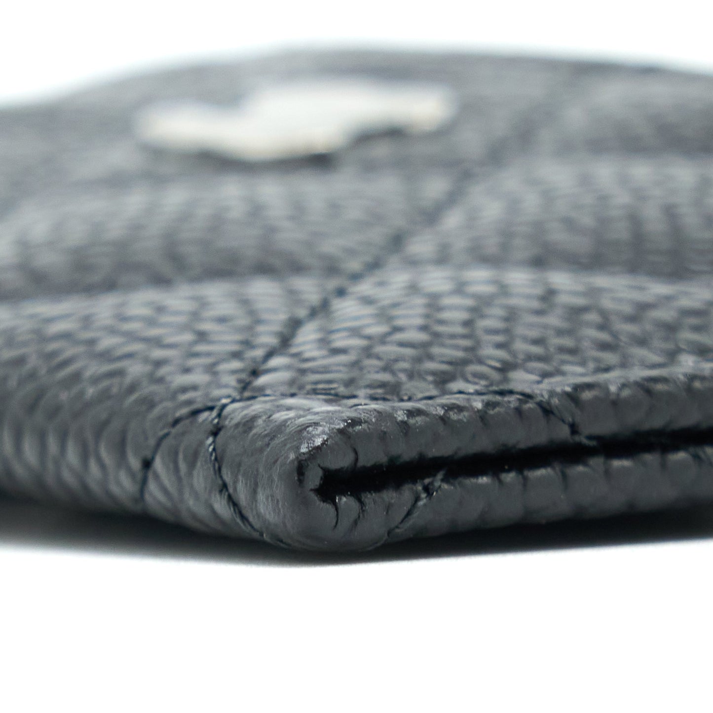 Chanel Classic  Holder Caviar Black SHW (Microchip)