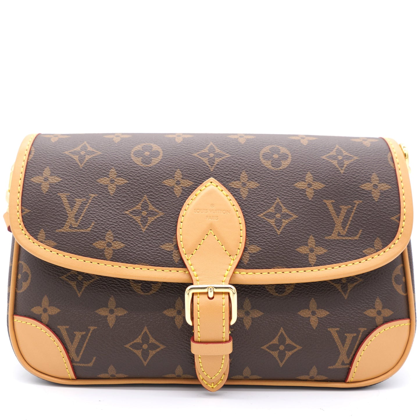 Diane Monogram Canvas Shoulder Bag