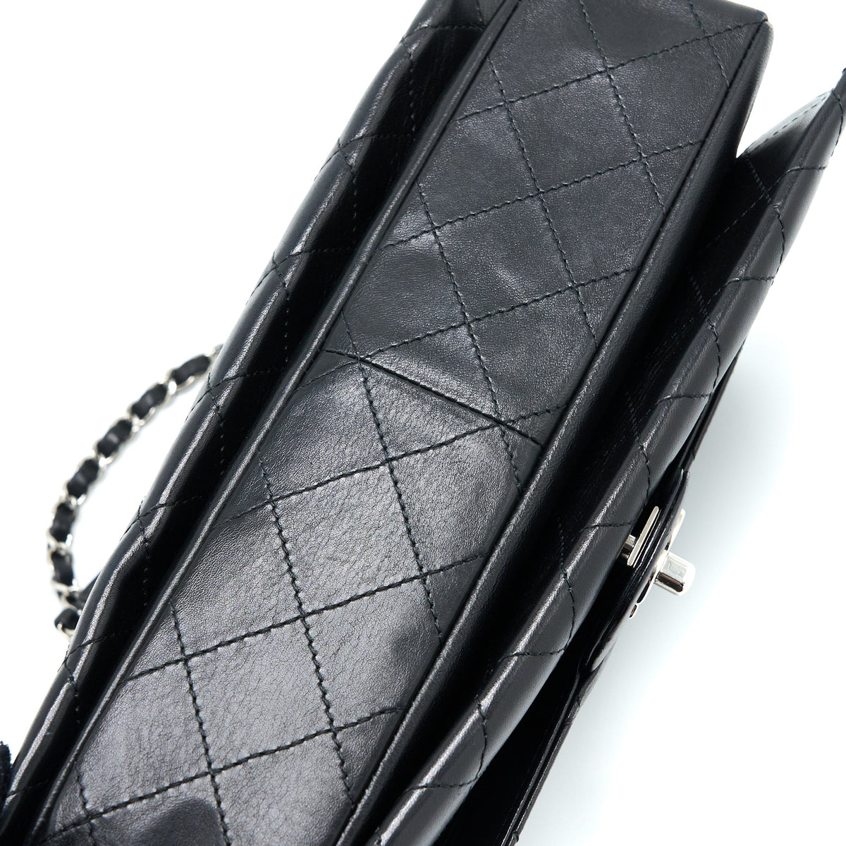Chanel Quilted Flap Bag Lambskin Black SHW