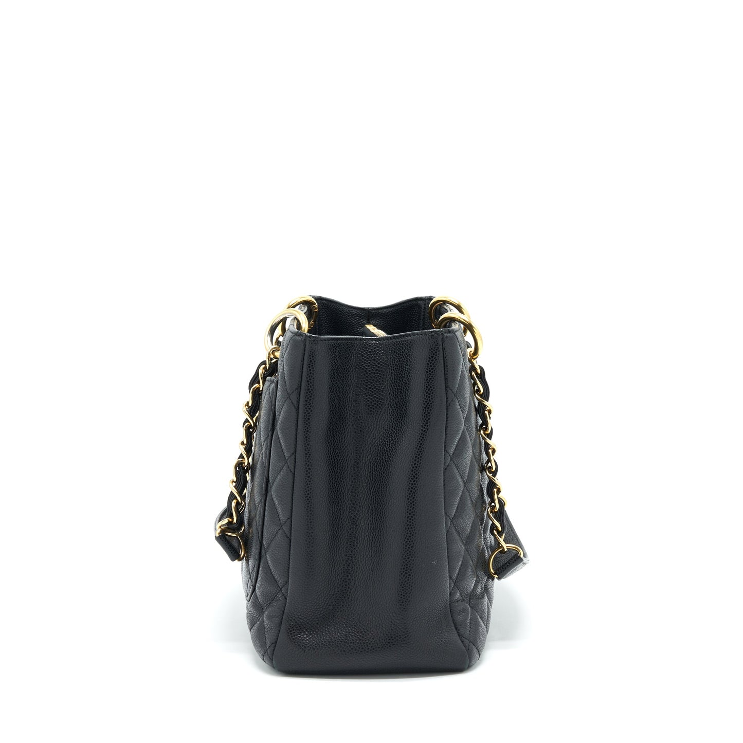 Chanel Grand Shopping Tote Caviar Black GHW serial 17