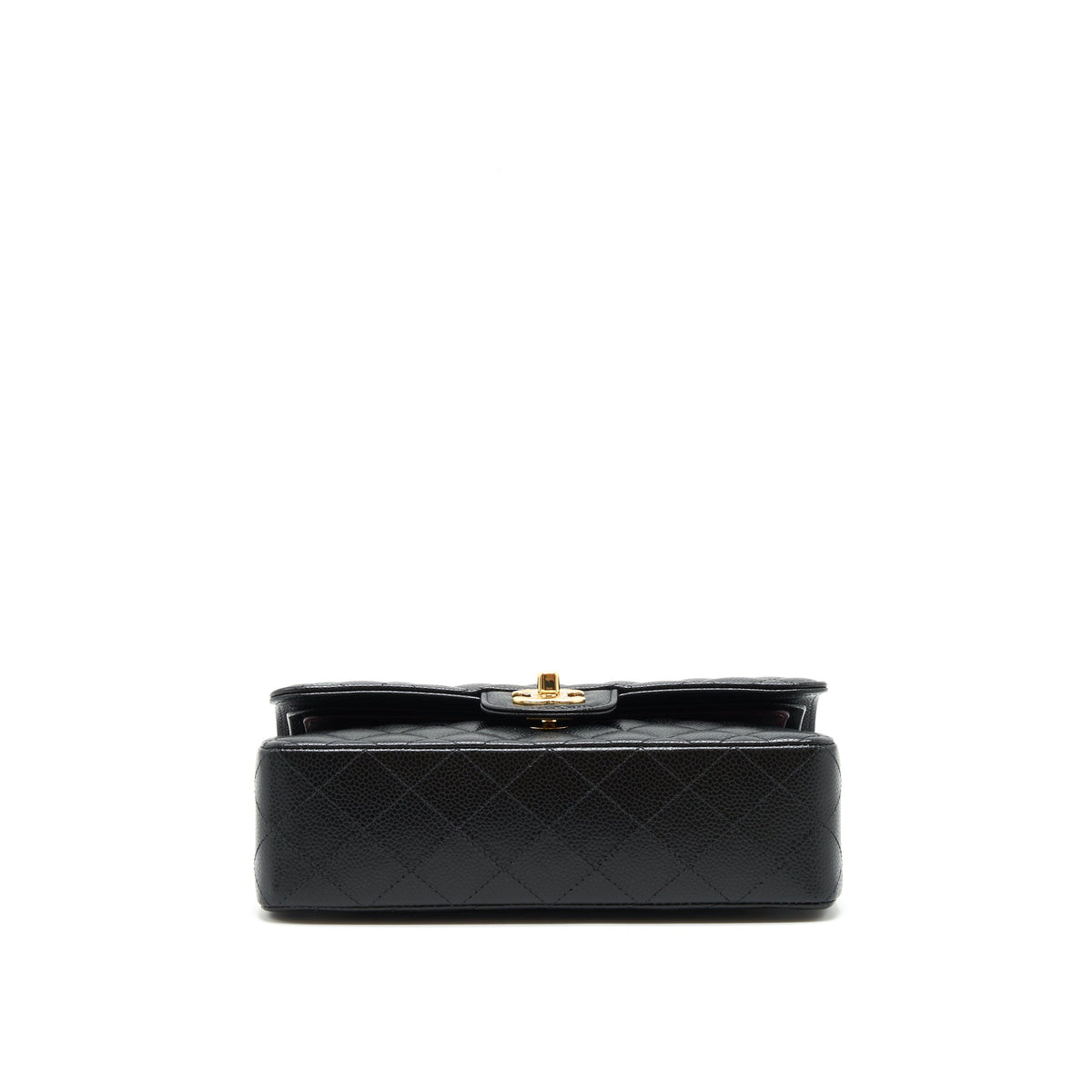 Chanel Small classic double Flap bag Caviar black GHW (microchip)