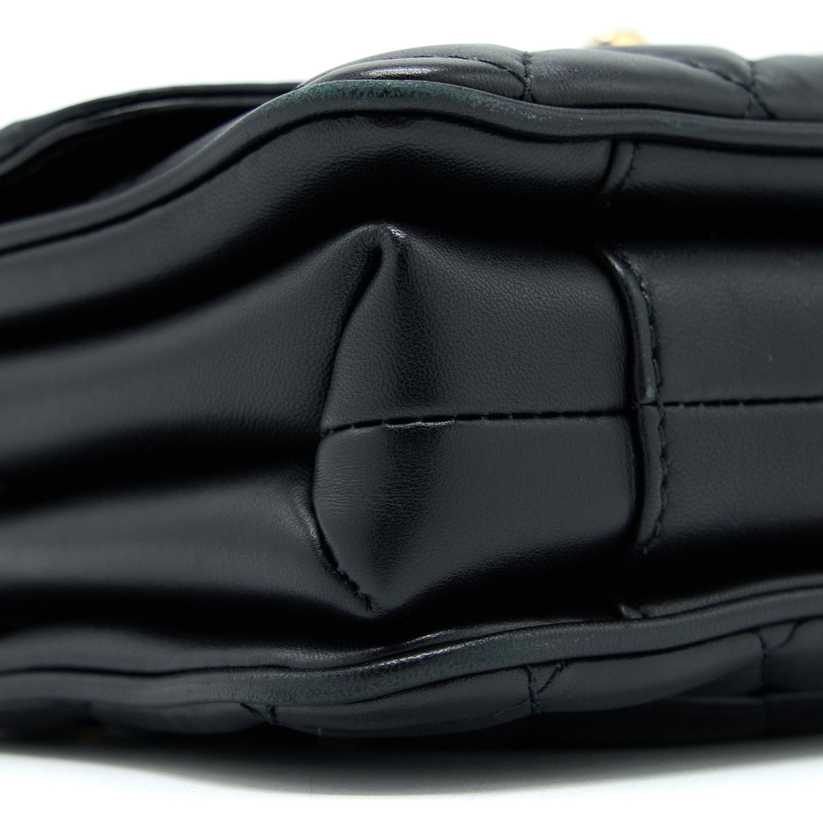 Chanel Seasonal Flap Bag Lambskin Black Brushed GHW