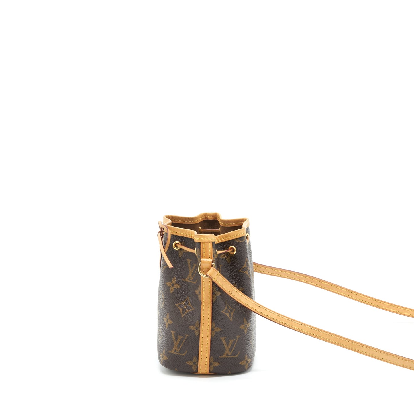 Louis Vuitton Nano Noe Monogram Canvas GHW