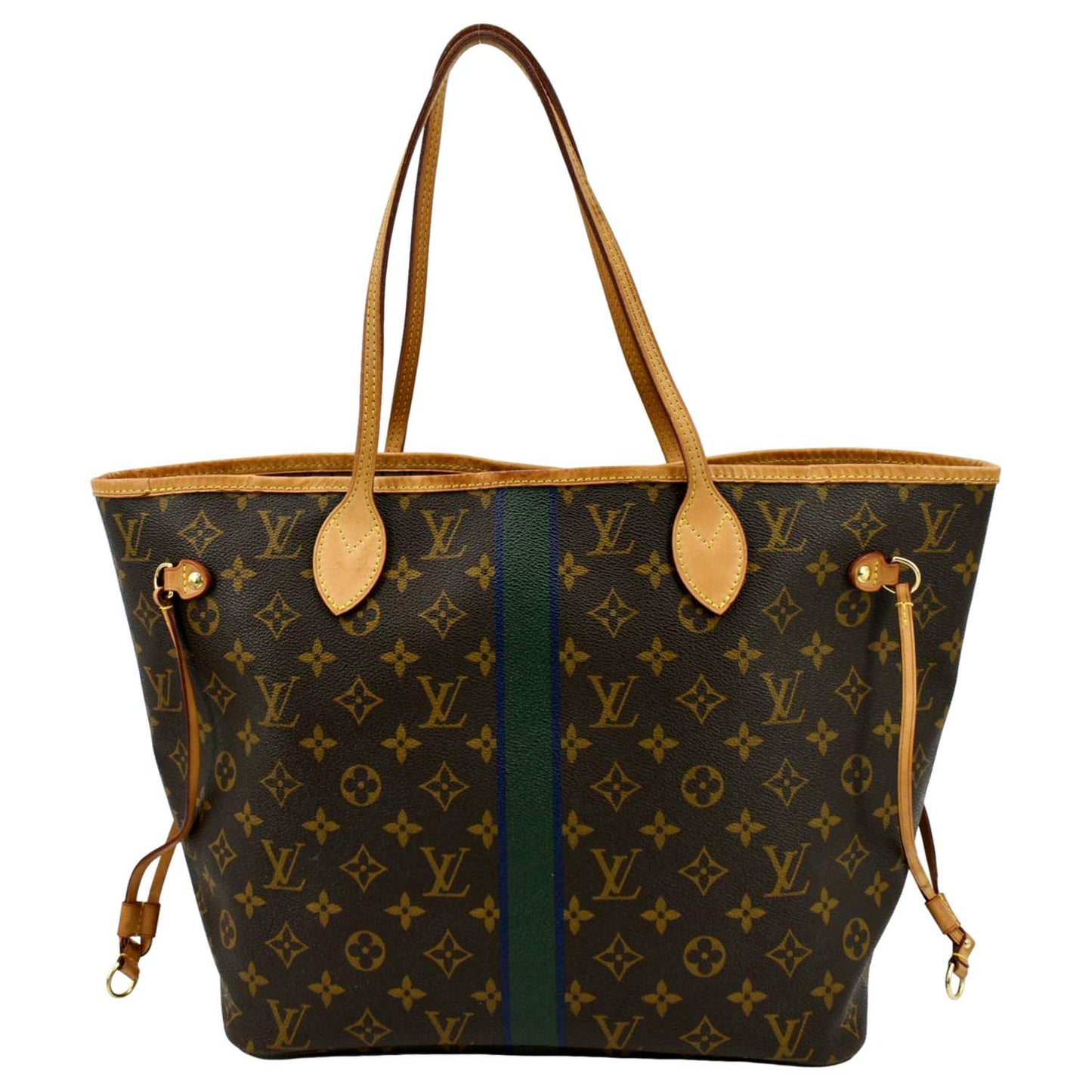 LOUIS VUITTON Neverfull My LV Heritage Monogram Canvas Tote Bag Brown