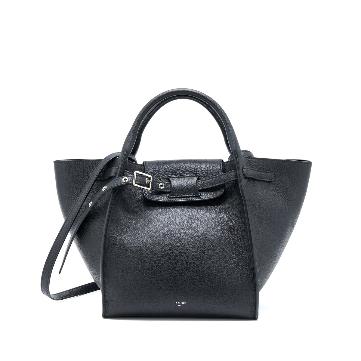 Celine Big Bag Leather Black SHW