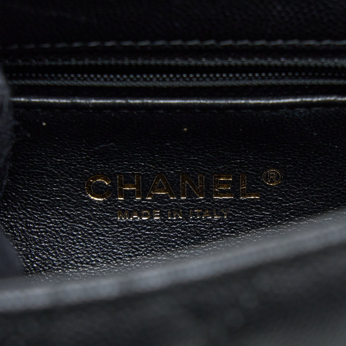 Chanel Small Coco Handle Caviar With Lizard Handle Black GHW