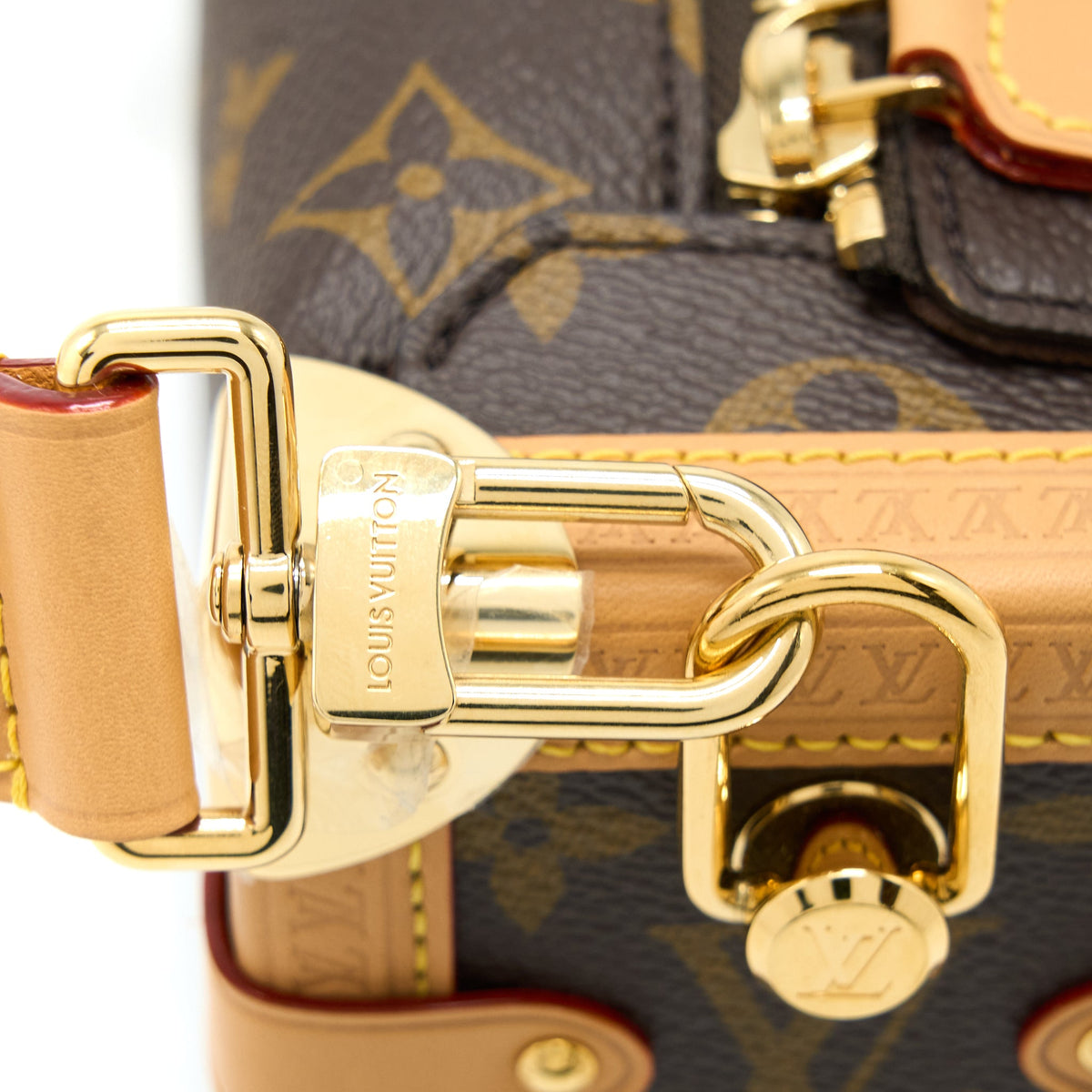 Louis Vuitton Side Trunk Monogram Canvas GHW (New Version)