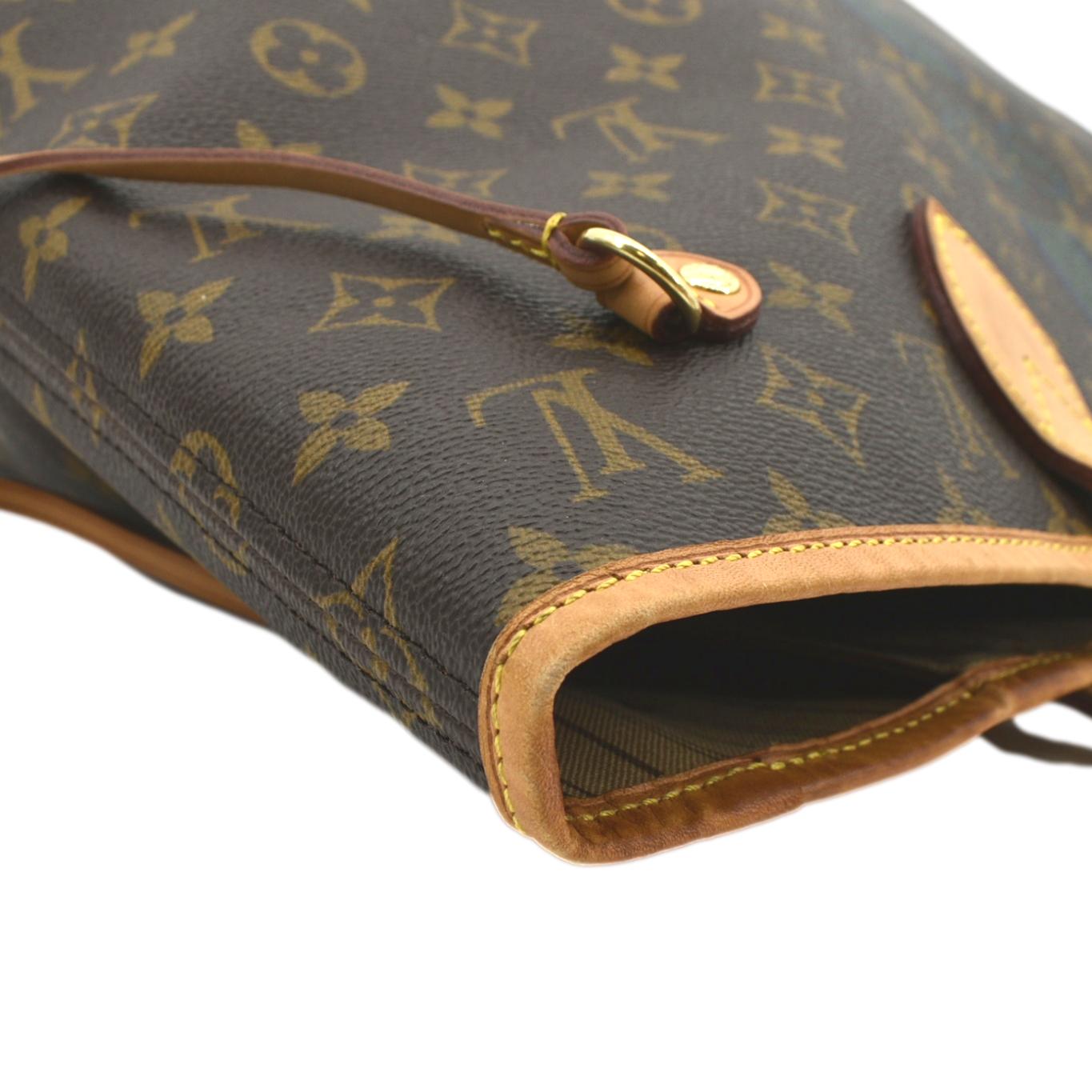 LOUIS VUITTON Neverfull My LV Heritage Monogram Canvas Tote Bag Brown