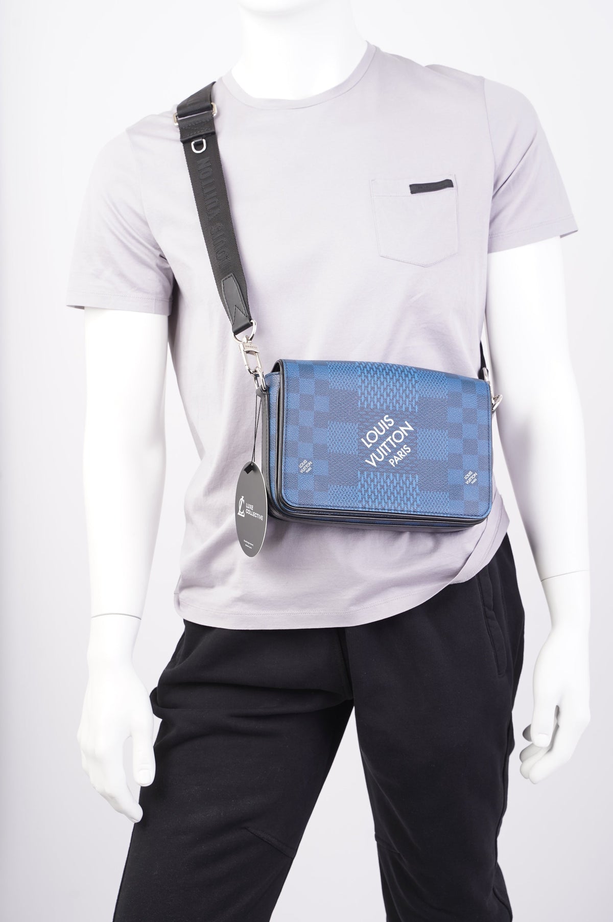 Louis Vuitton Studio Messenger Bag Damier Graphite 3D Canvas