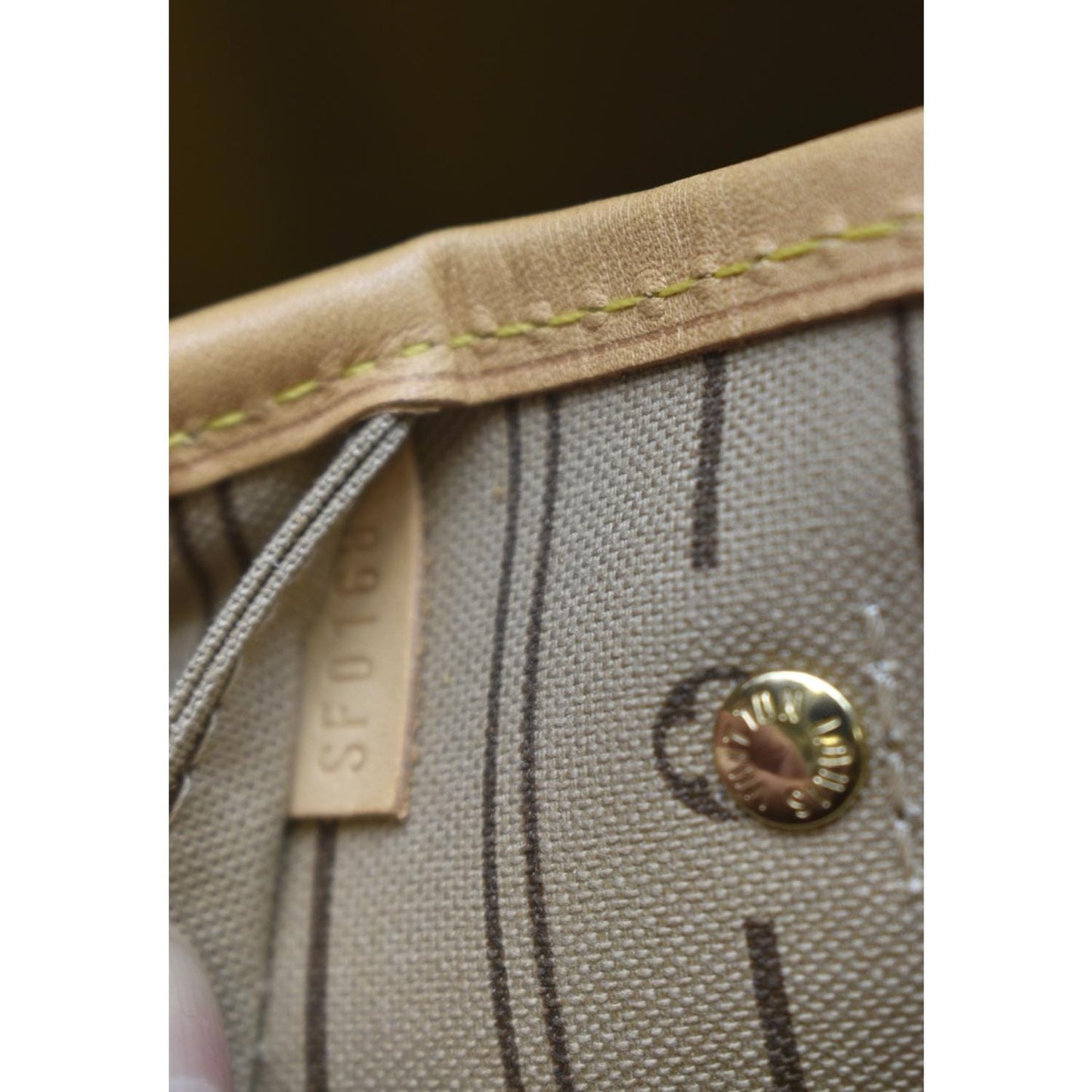 LOUIS VUITTON Neverfull PM Monogram Canvas Tote Bag Brown