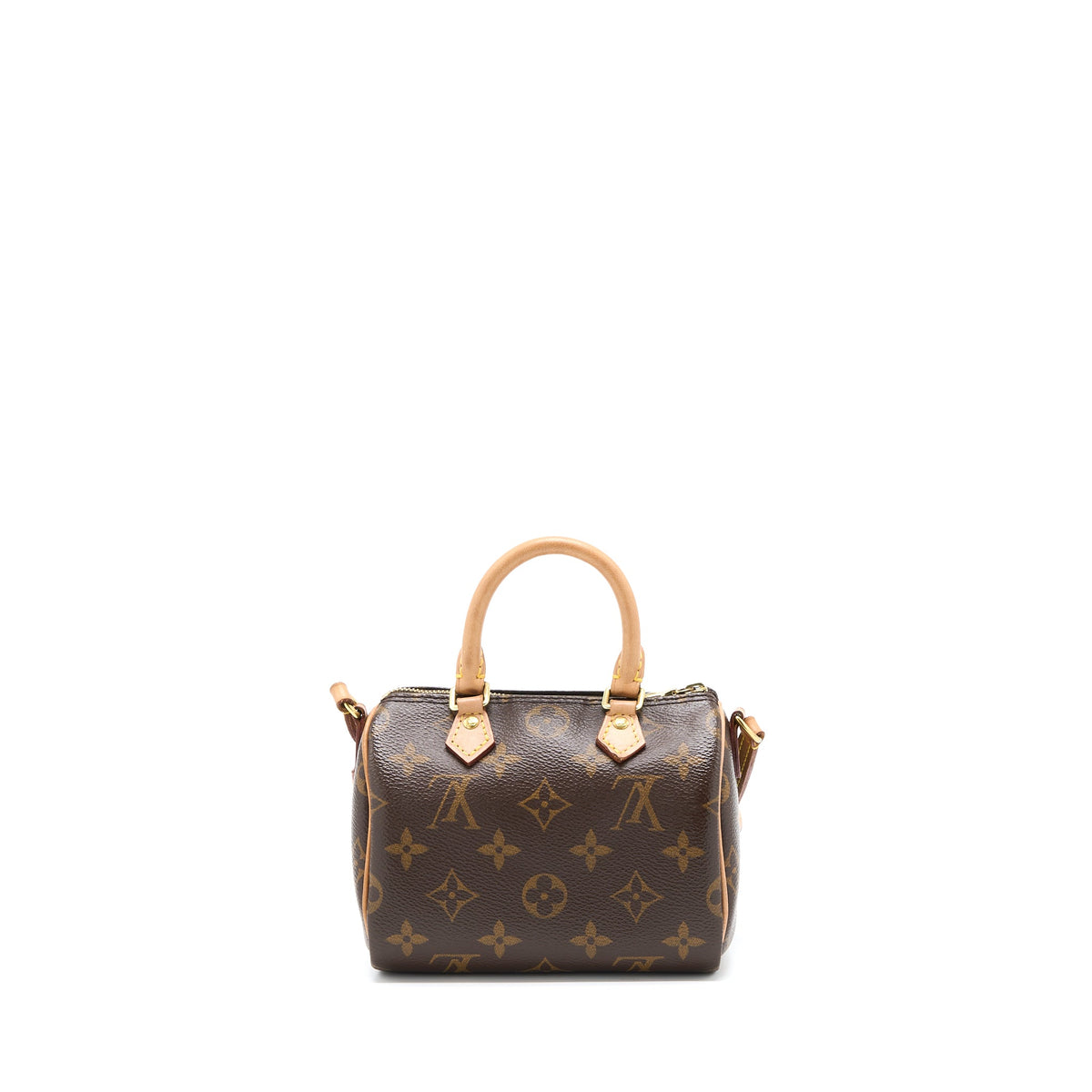 Louis Vuitton Nano Speedy Monogram Canvas GHW
