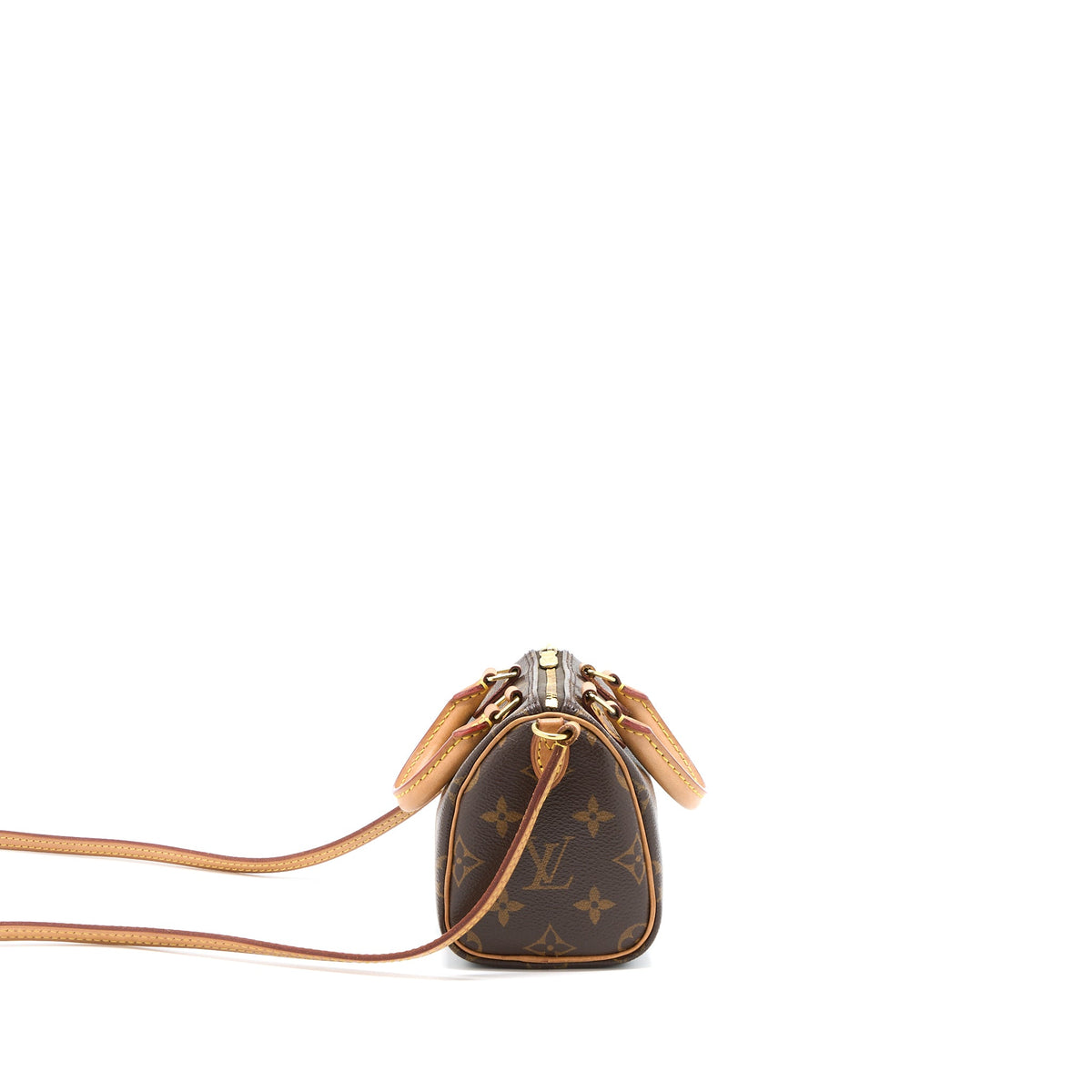 Louis Vuitton Nano Speedy Monogram Canvas GHW