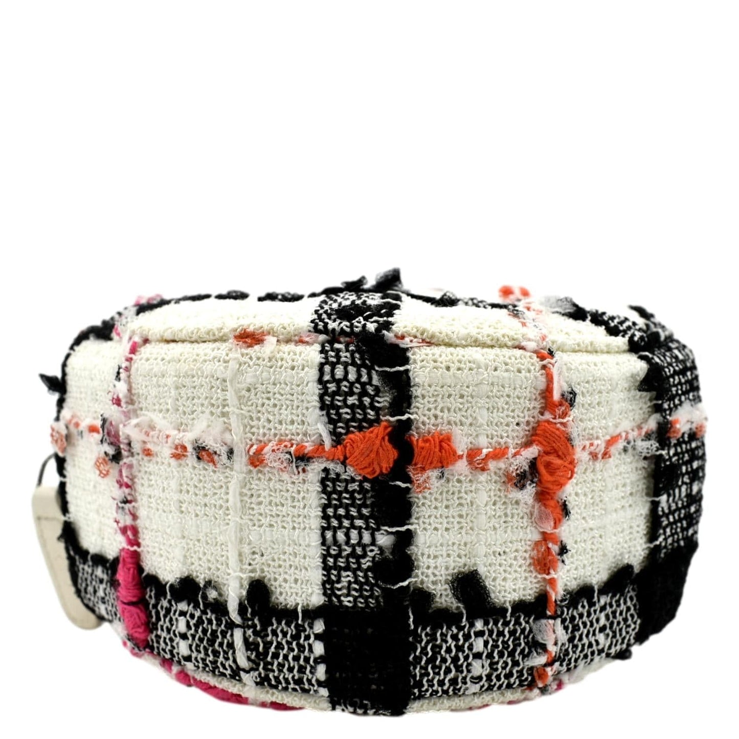 CHANEL Round As Earth Tweed Crossbody Bag Multicolor