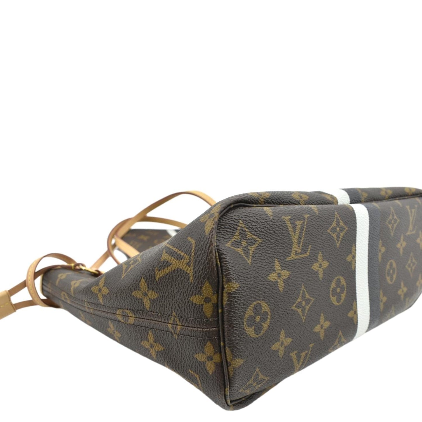 LOUIS VUITTON Neverfull PM Monogram Canvas Tote Bag Brown