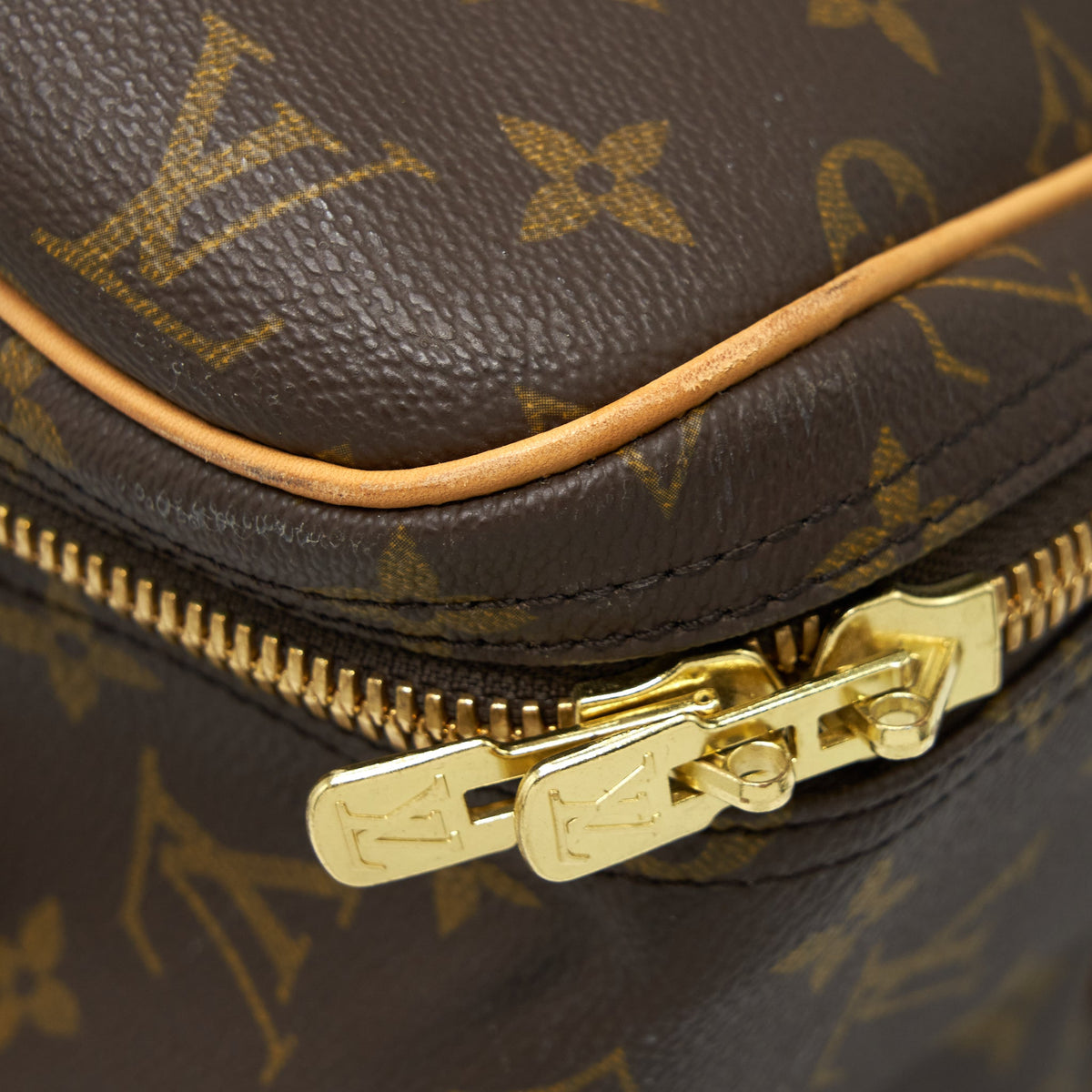 Louis Vuitton Vintage Luggage Bag With Strap Monogram Canvas Year 1997