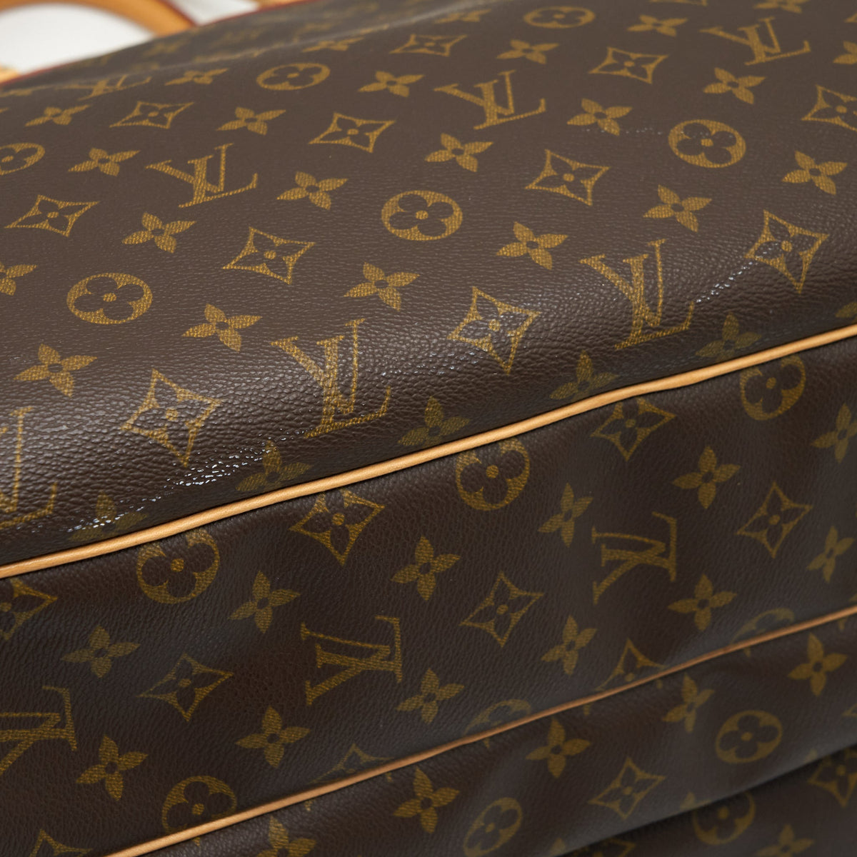 Louis Vuitton Vintage Luggage Bag With Strap Monogram Canvas Year 1997