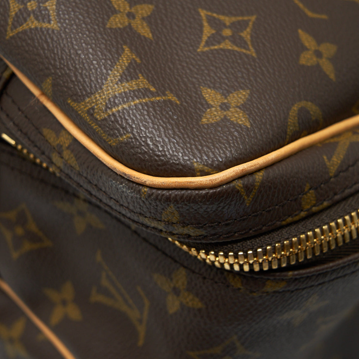 Louis Vuitton Vintage Luggage Bag With Strap Monogram Canvas Year 1997