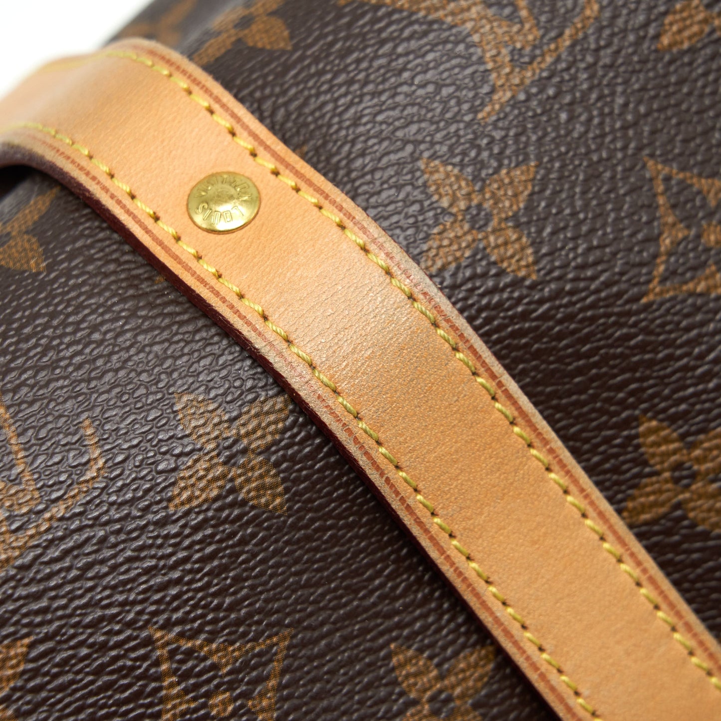 Louis Vuitton Vintage Double Side Crossbody Bag Monogram Canvas GHW