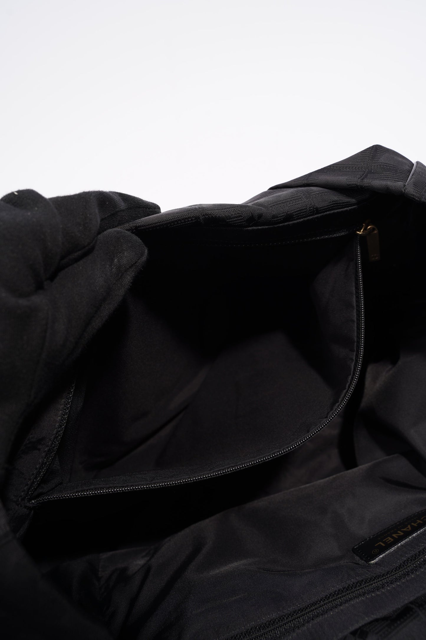 Chanel Womens Vintage Travel Line Tote Black