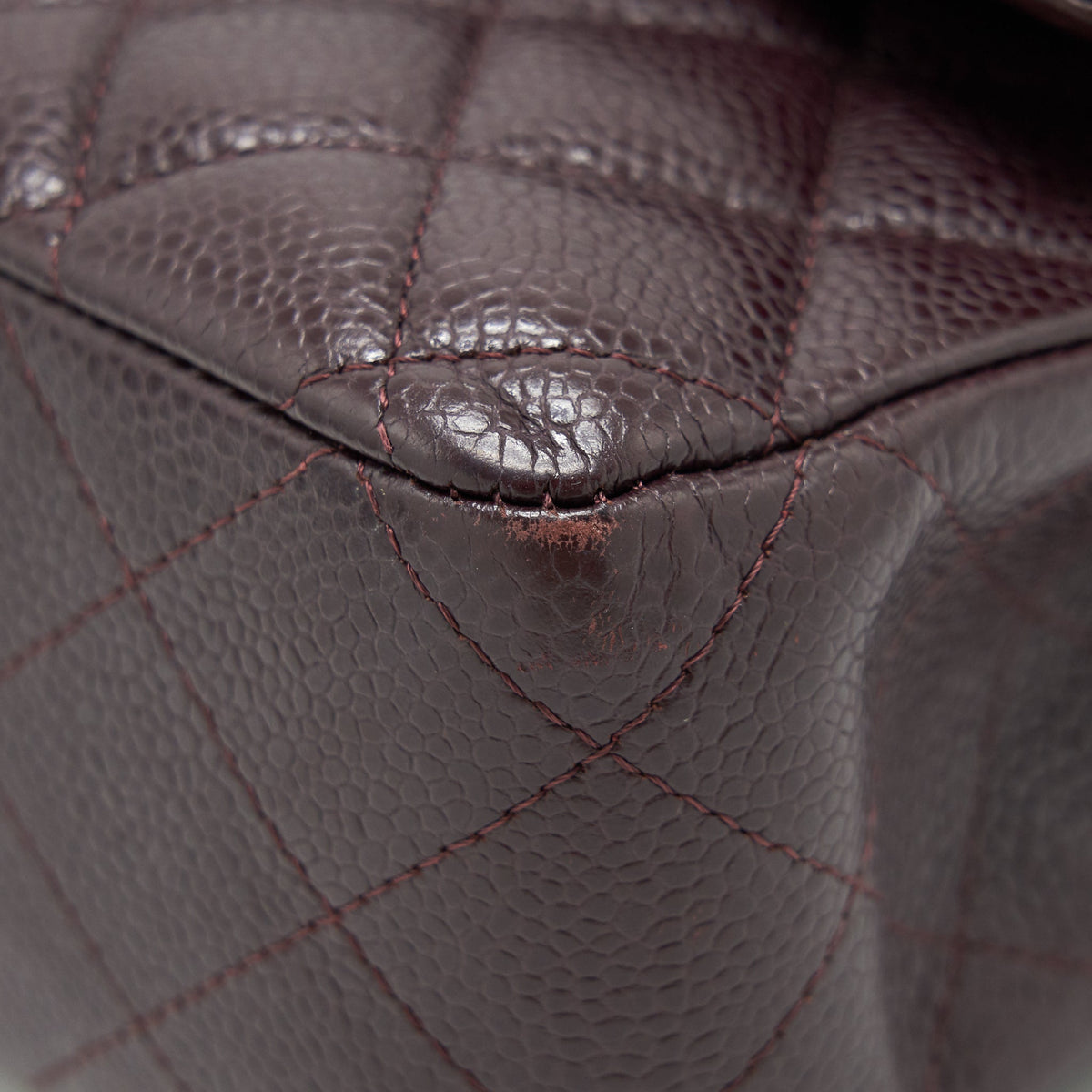 Chanel Medium Classic double Flap bag Caviar Burgundy SHW