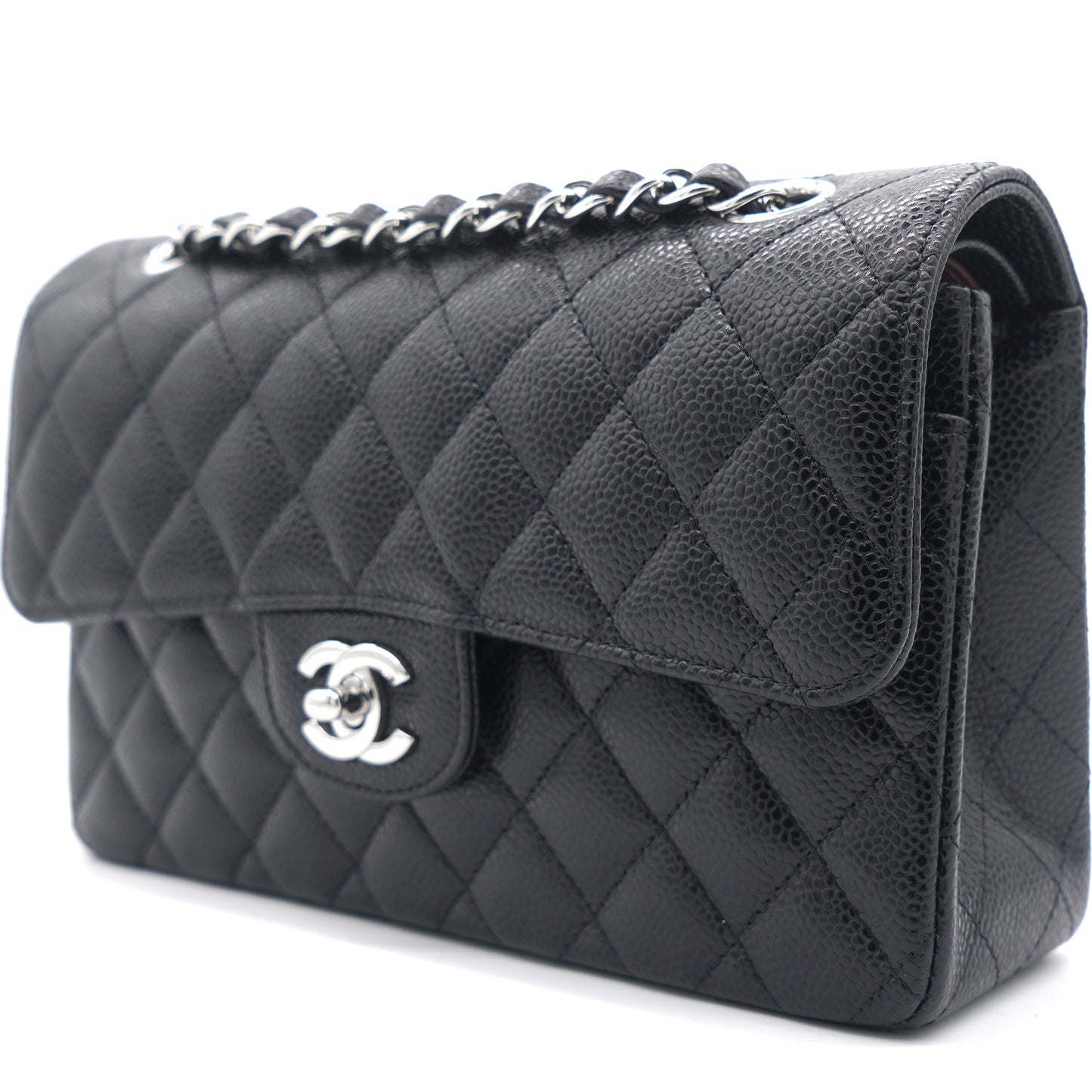 Chanel Caviar Quilted Small Classic Double Flap Black