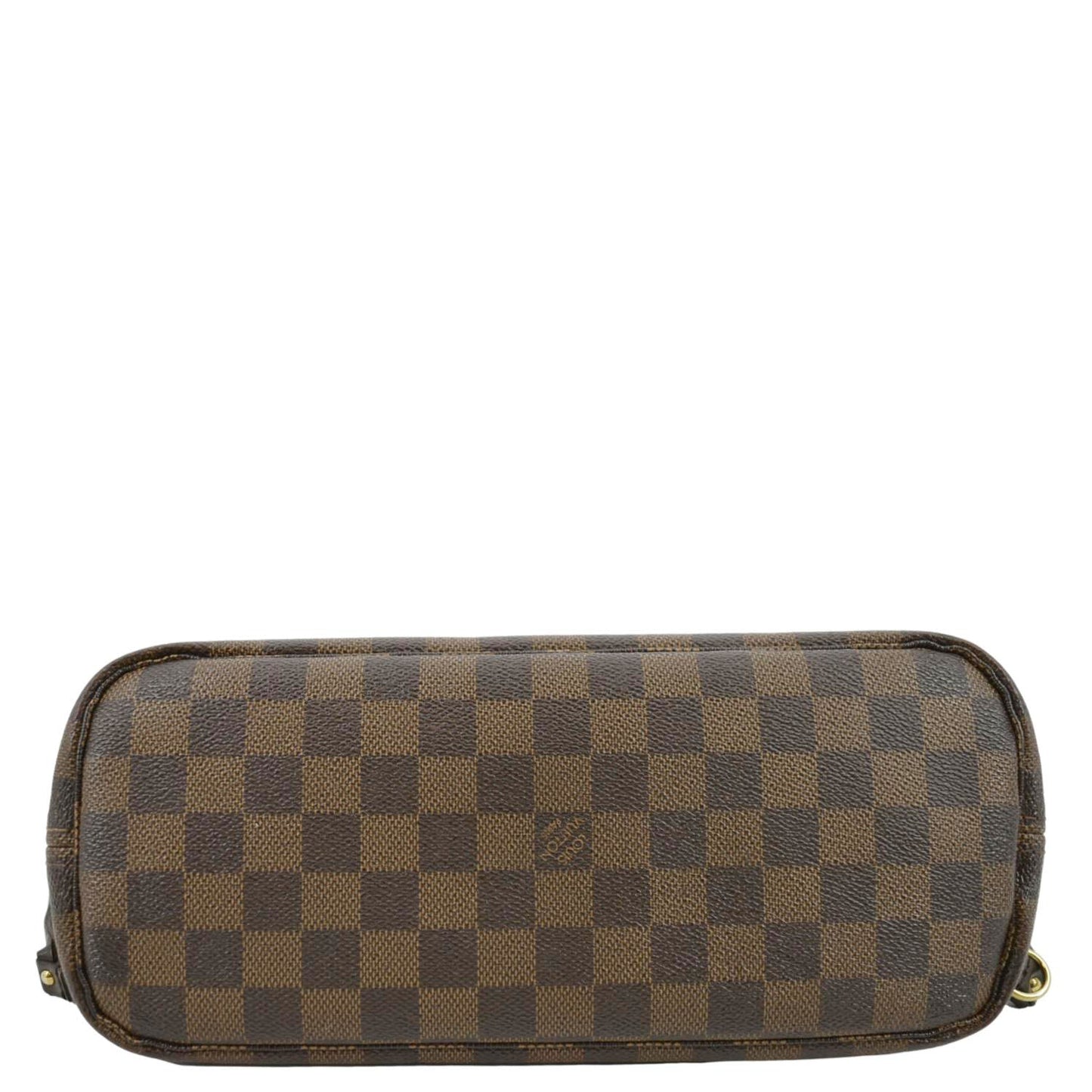 LOUIS VUITTON Neverfull PM Damier Ebene Tote Shoulder Bag Brown