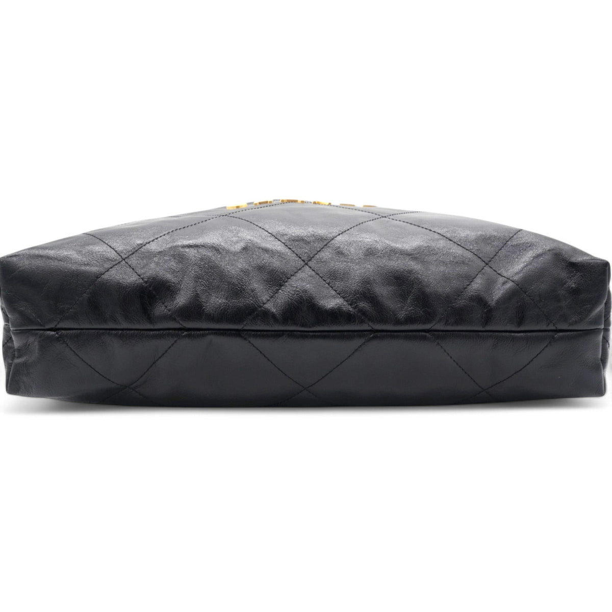 Chanel Shiny Quilted Medium Chanel 22 Black